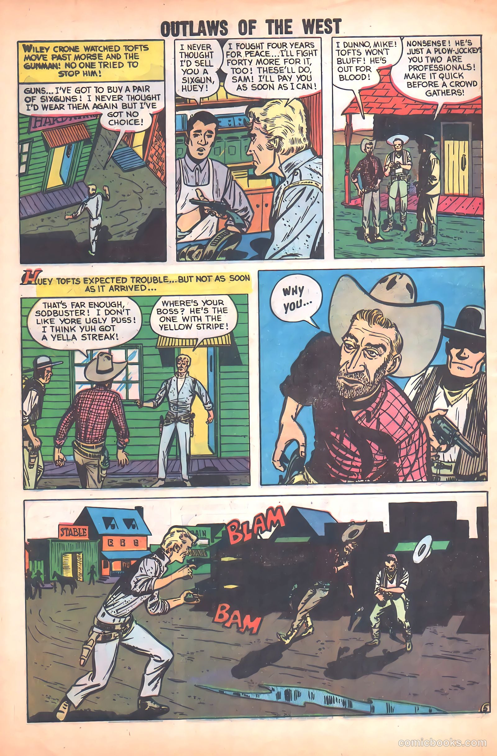 Outlaws of the West #21 (1959) — page 8 of 36