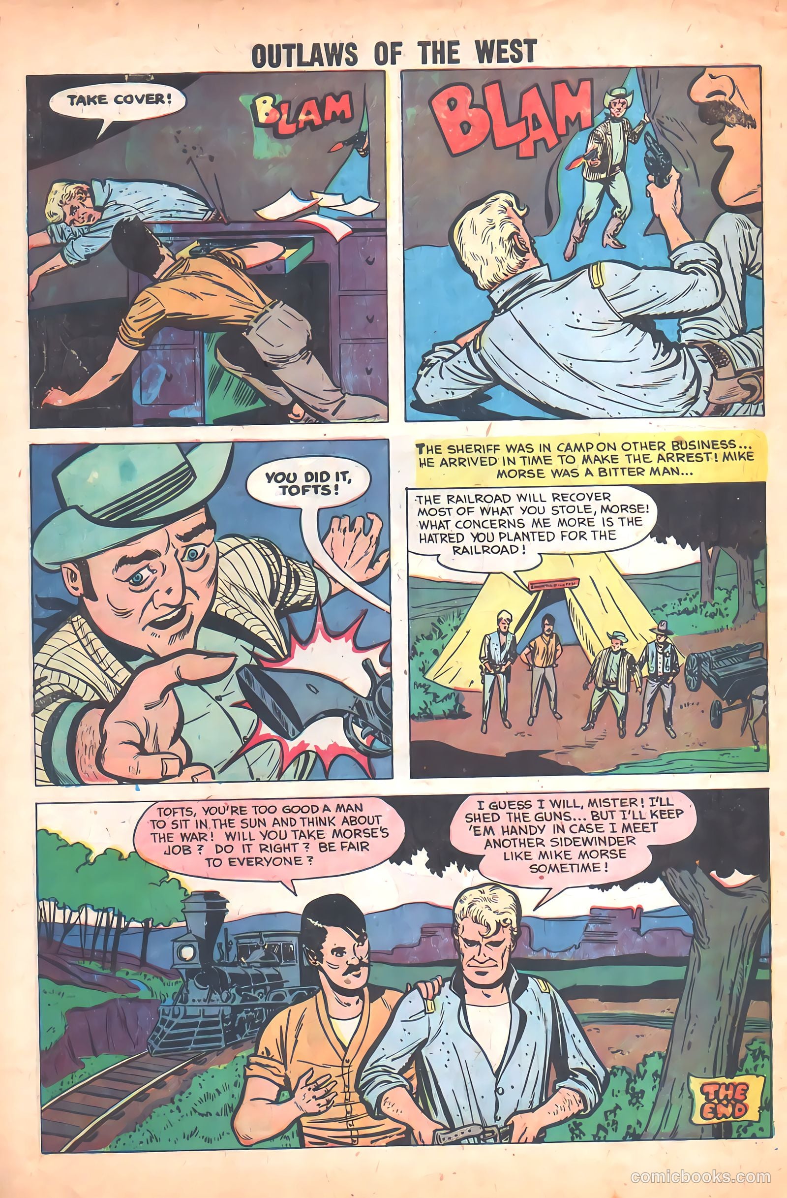 Outlaws of the West #21 (1959) — page 10 of 36