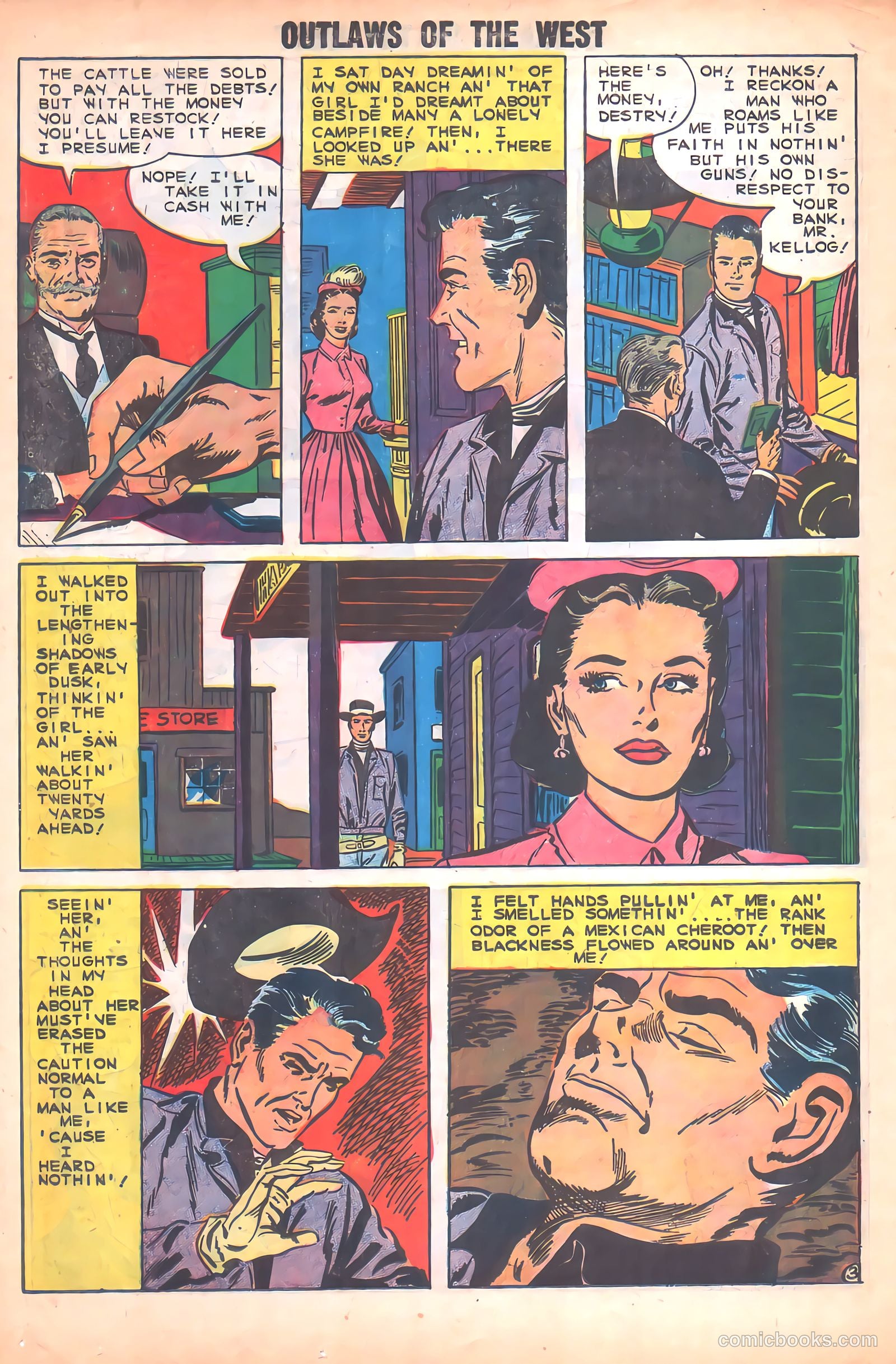 Outlaws of the West #21 (1959) — page 18 of 36