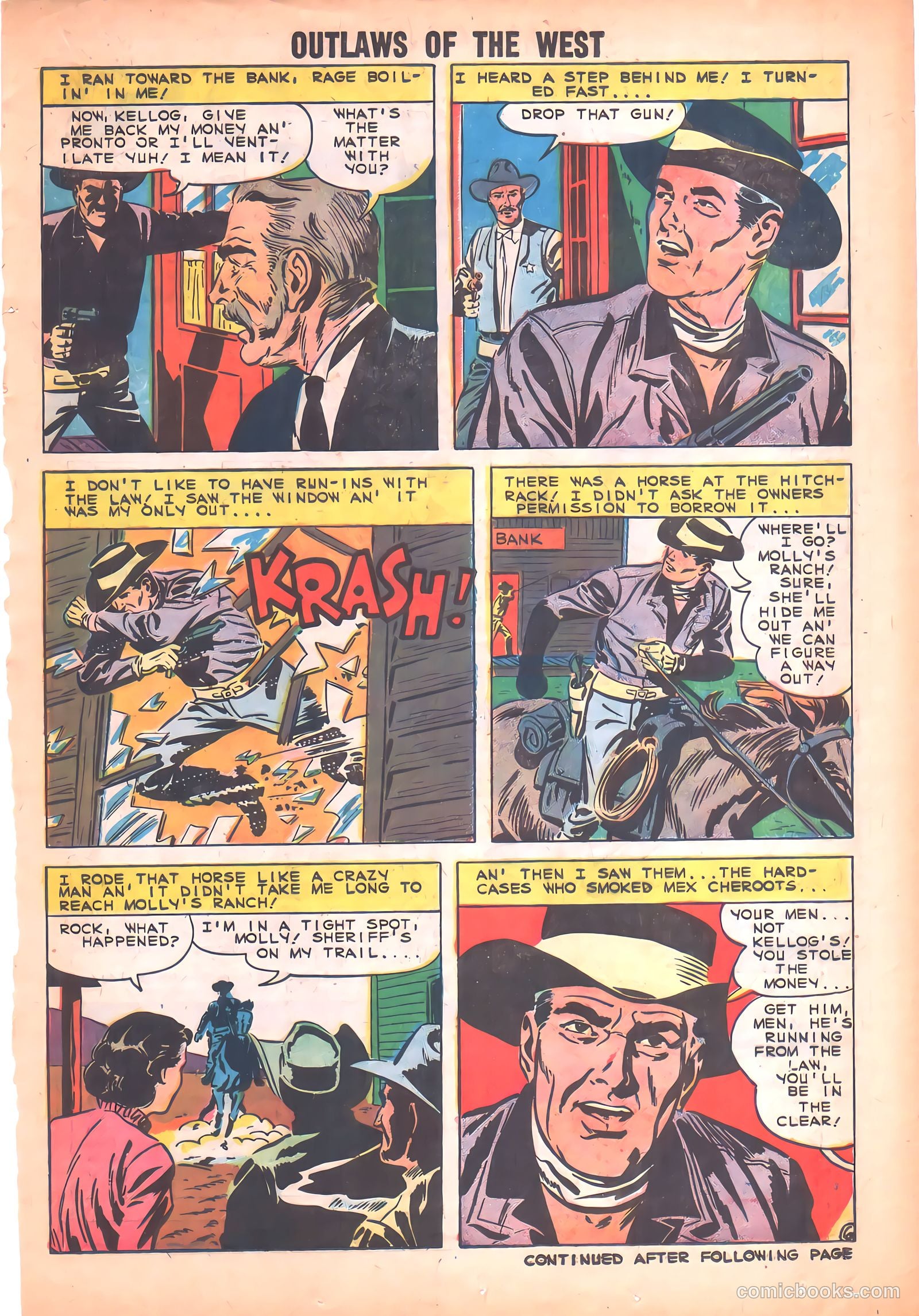 Outlaws of the West #21 (1959) — page 21 of 36