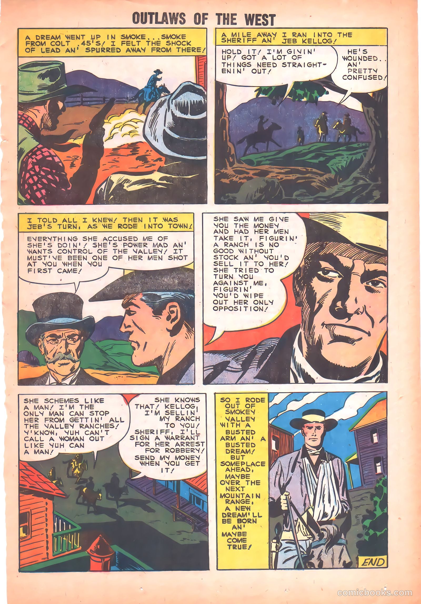 Outlaws of the West #21 (1959) — page 23 of 36
