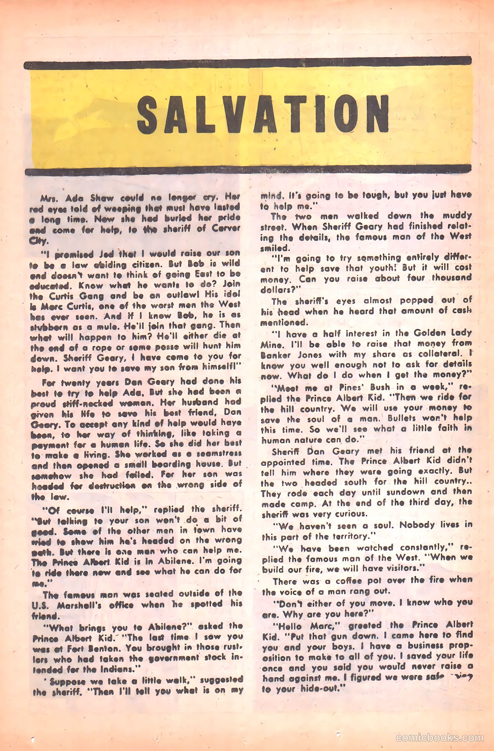 Outlaws of the West #21 (1959) — page 24 of 36