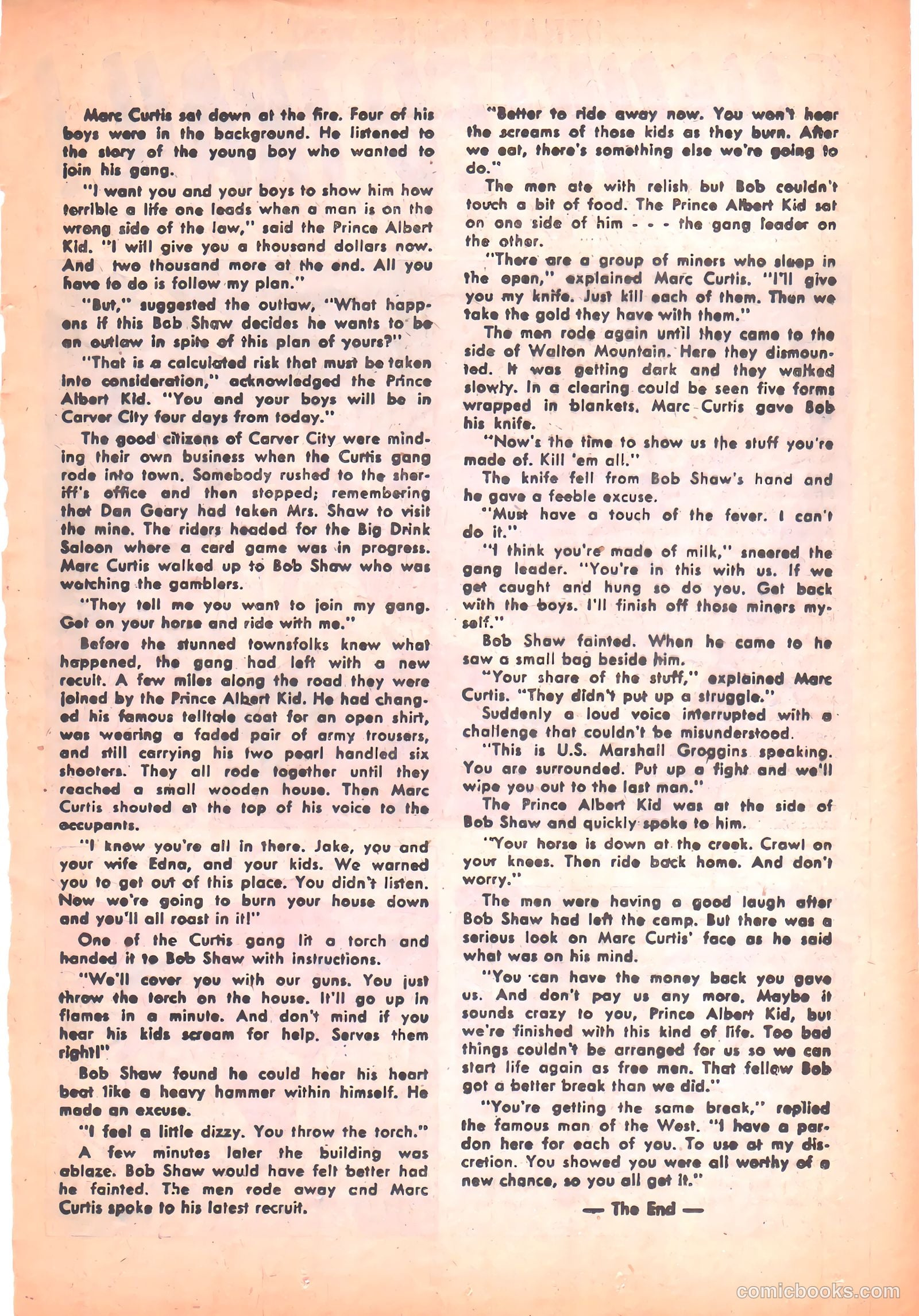 Outlaws of the West #21 (1959) — page 25 of 36