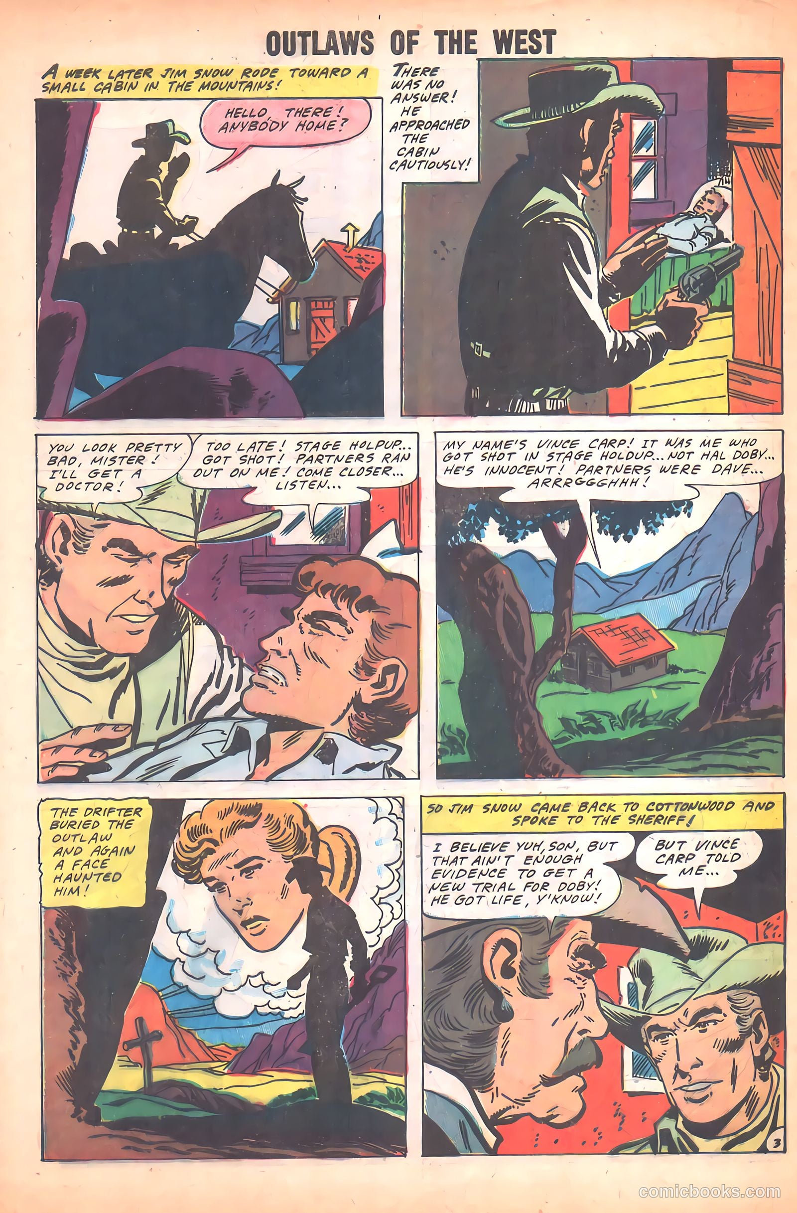 Outlaws of the West #21 (1959) — page 28 of 36