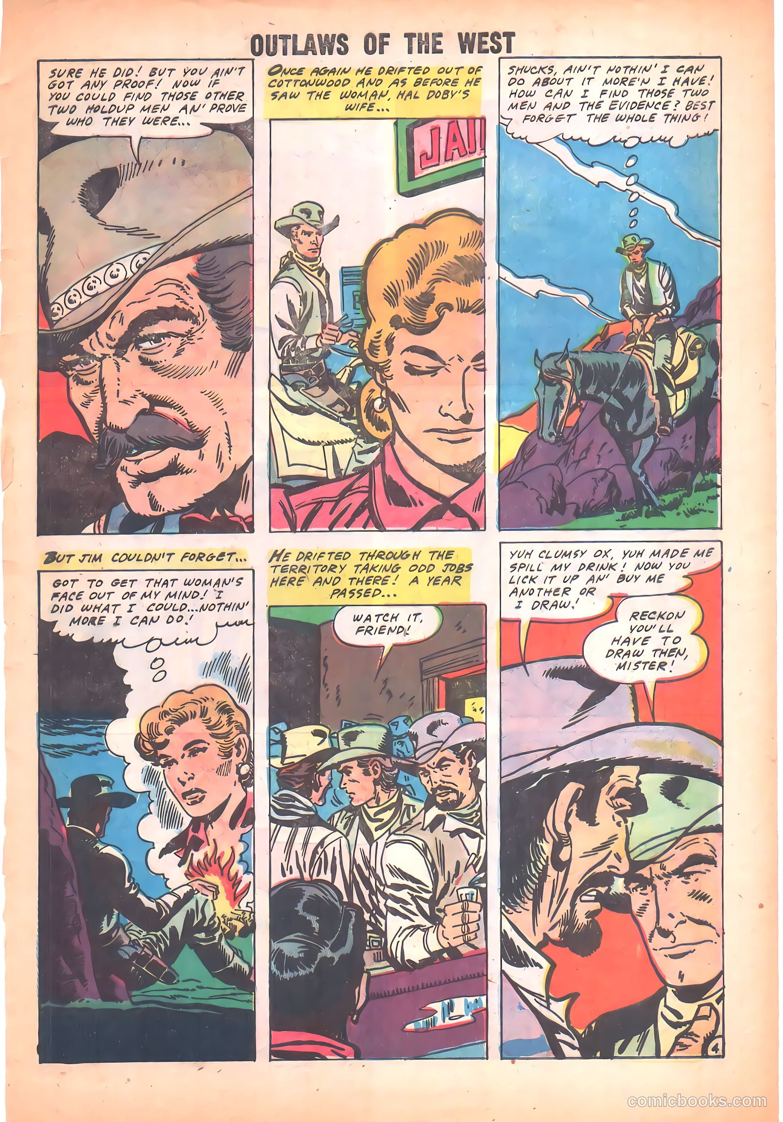 Outlaws of the West #21 (1959) — page 29 of 36