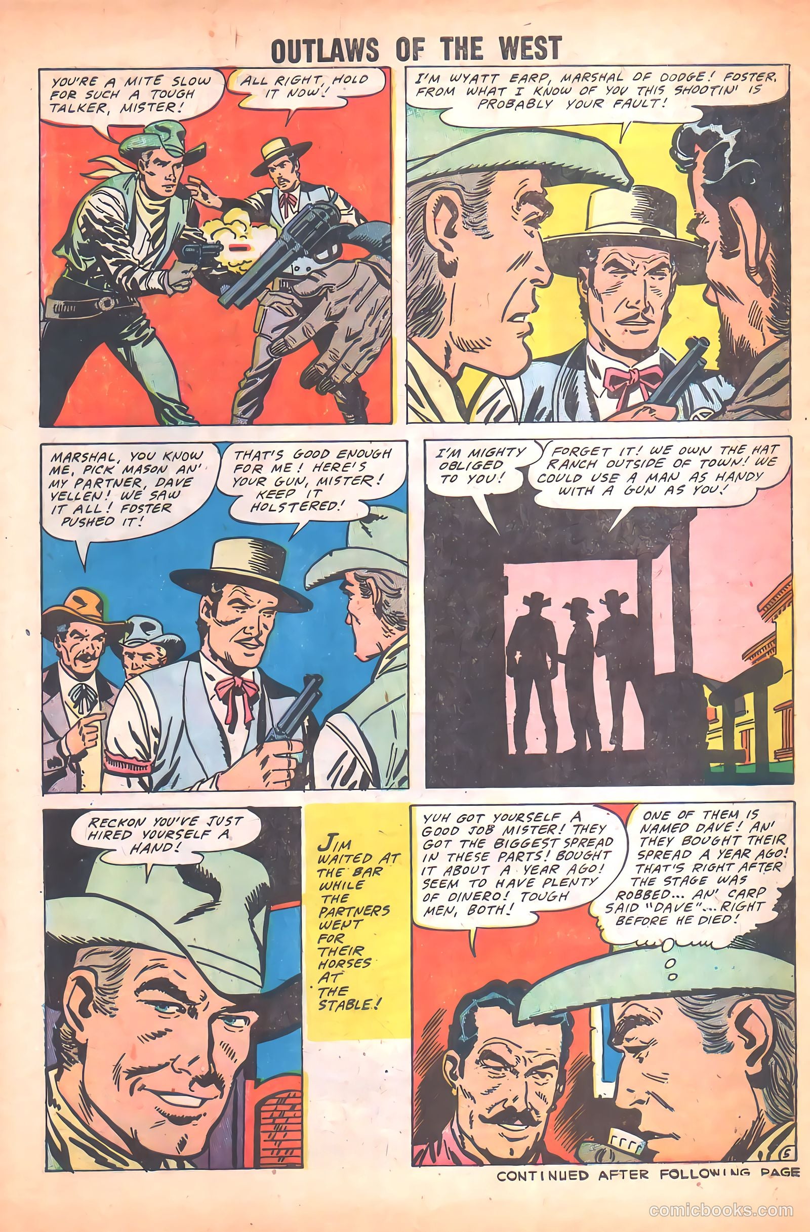Outlaws of the West #21 (1959) — page 30 of 36