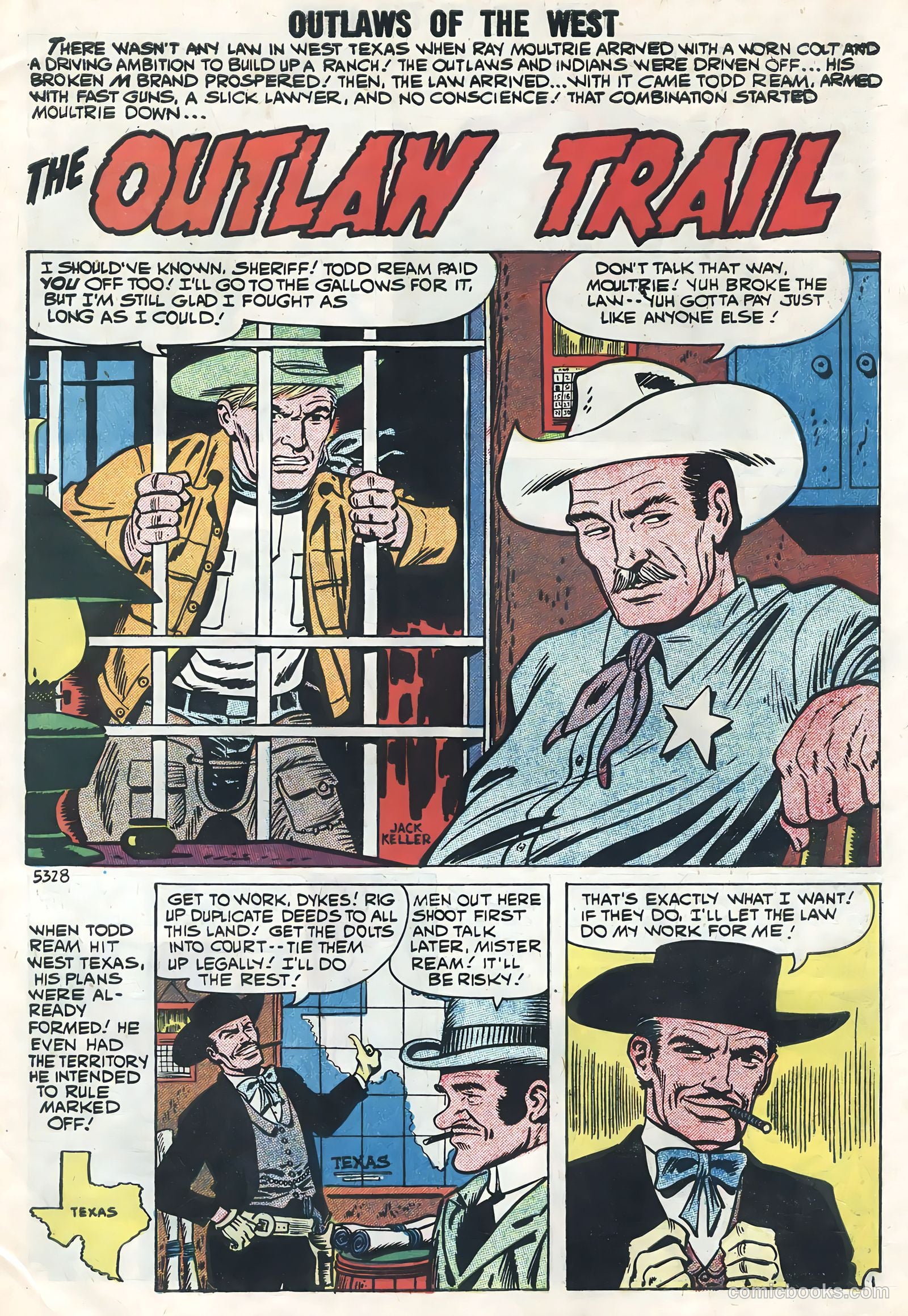 Outlaws of the West #22 (1959) — page 3 of 36