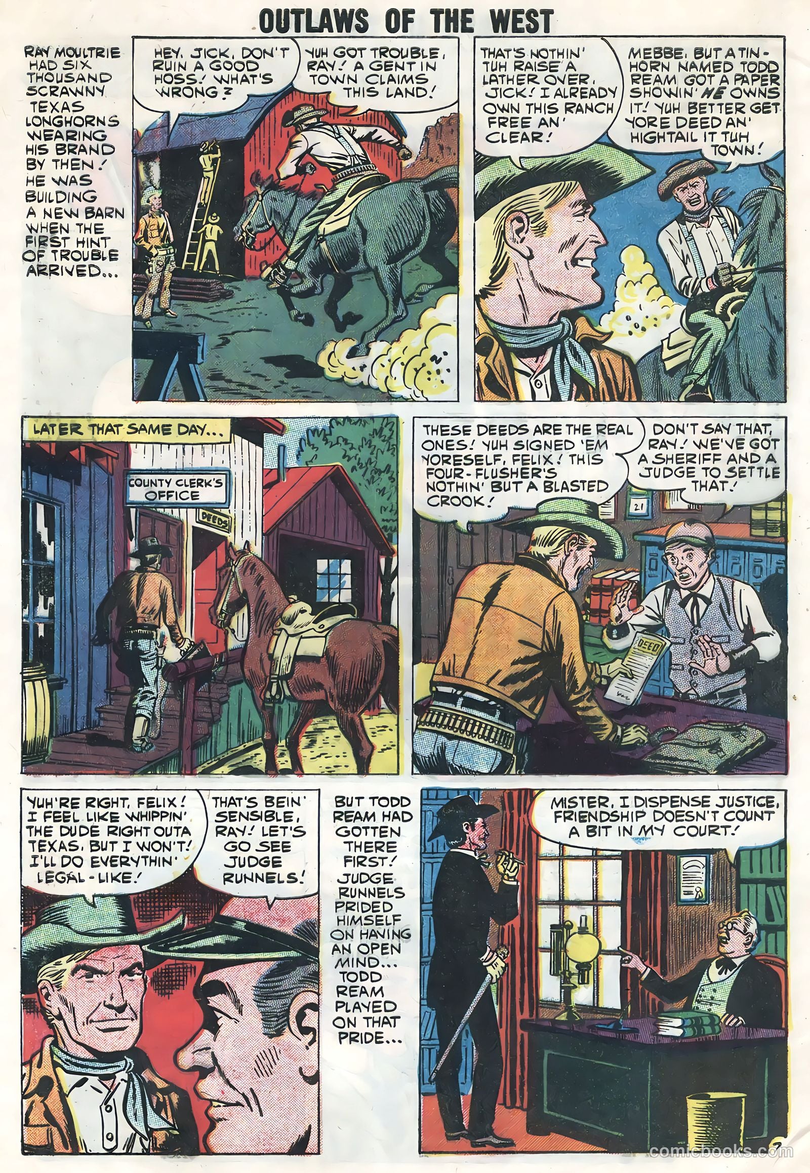 Outlaws of the West #22 (1959) — page 4 of 36