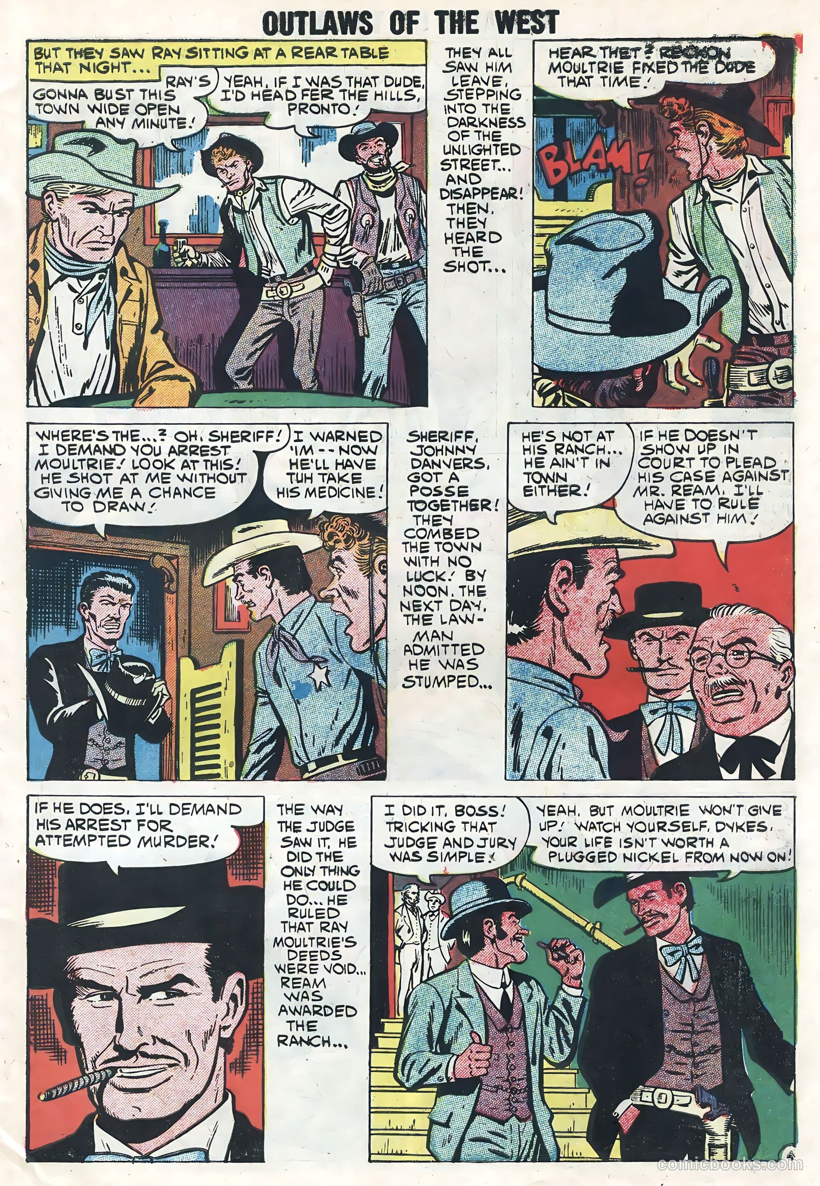 Outlaws of the West #22 (1959) — page 7 of 36