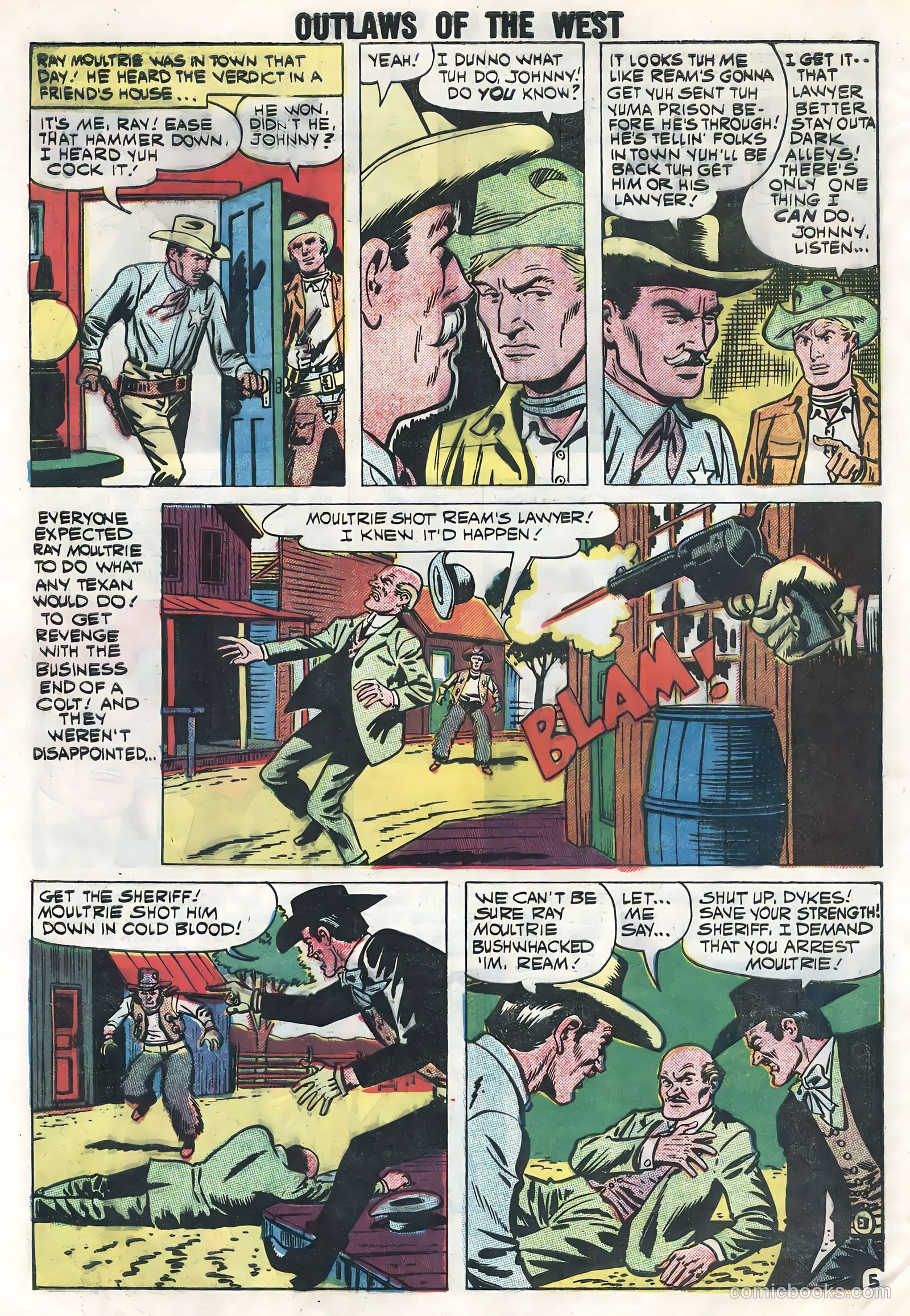 Outlaws of the West #22 (1959) — page 8 of 36