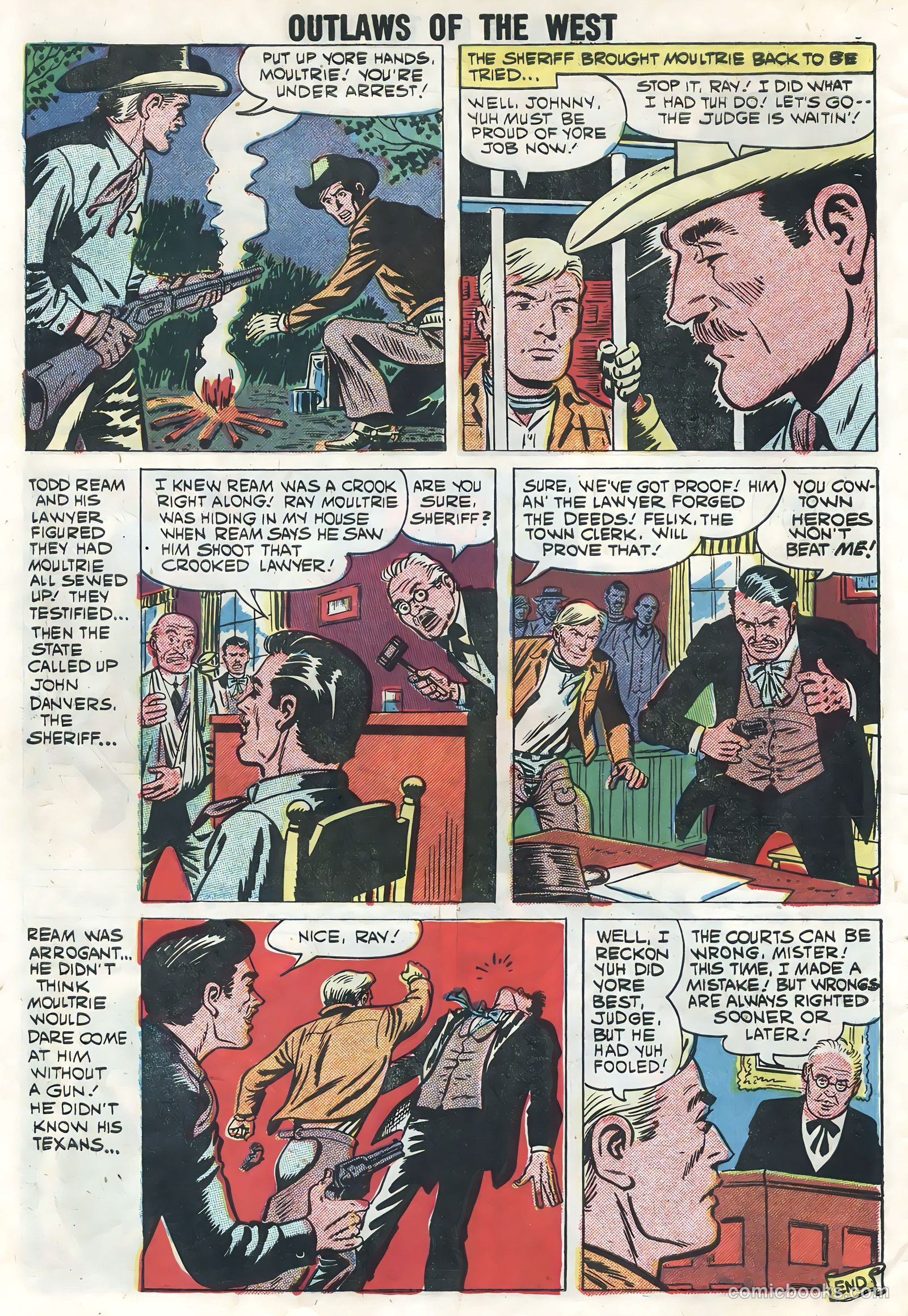 Outlaws of the West #22 (1959) — page 10 of 36