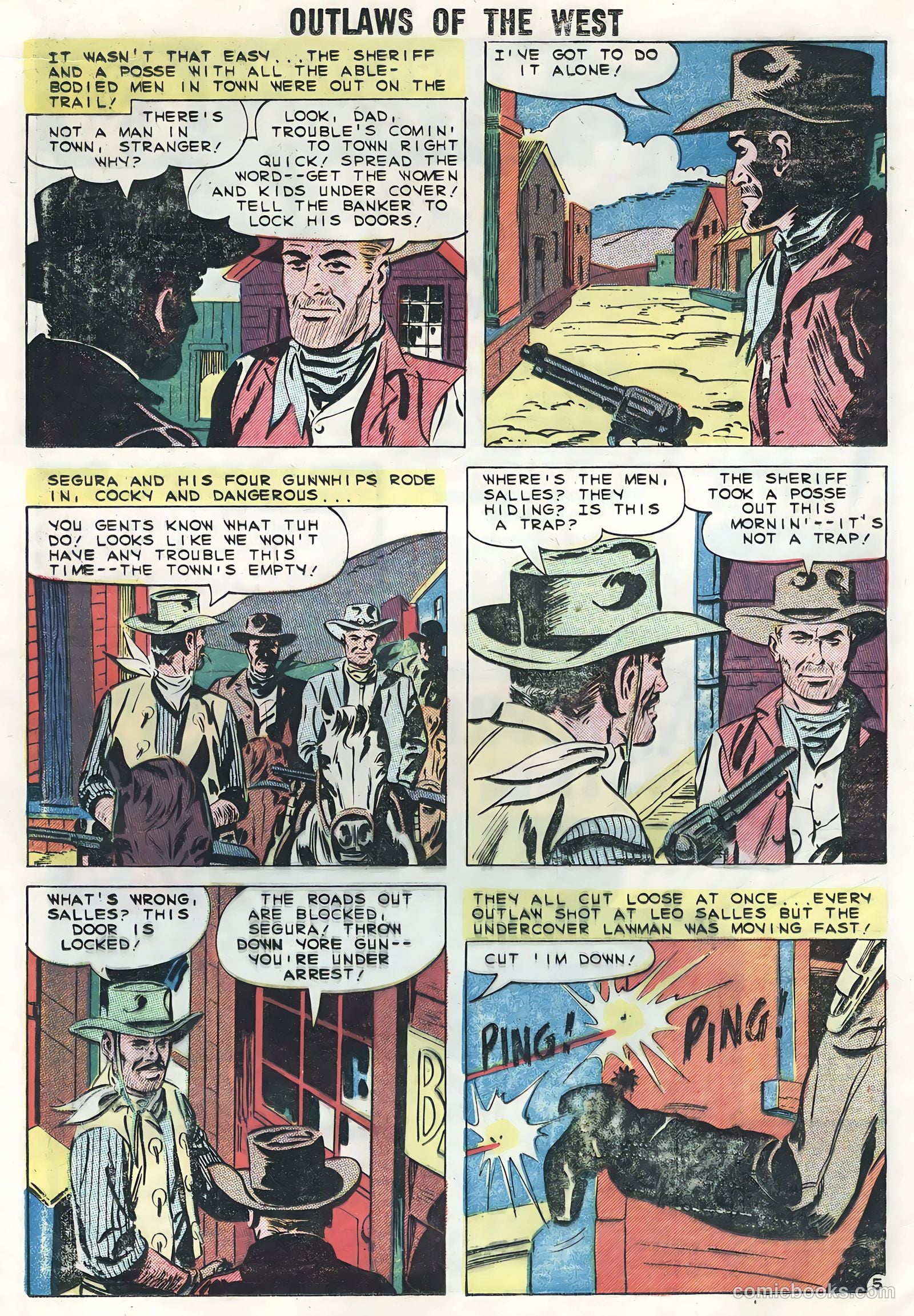 Outlaws of the West #22 (1959) — page 16 of 36
