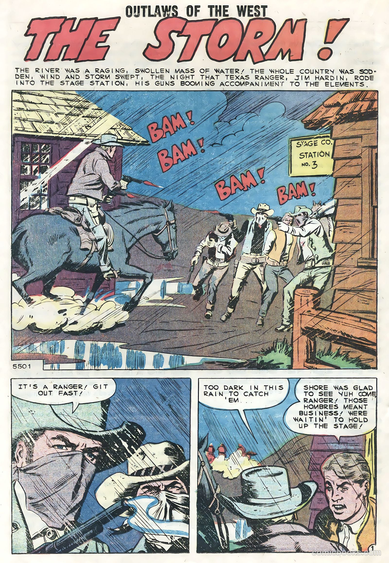 Outlaws of the West #22 (1959) — page 20 of 36