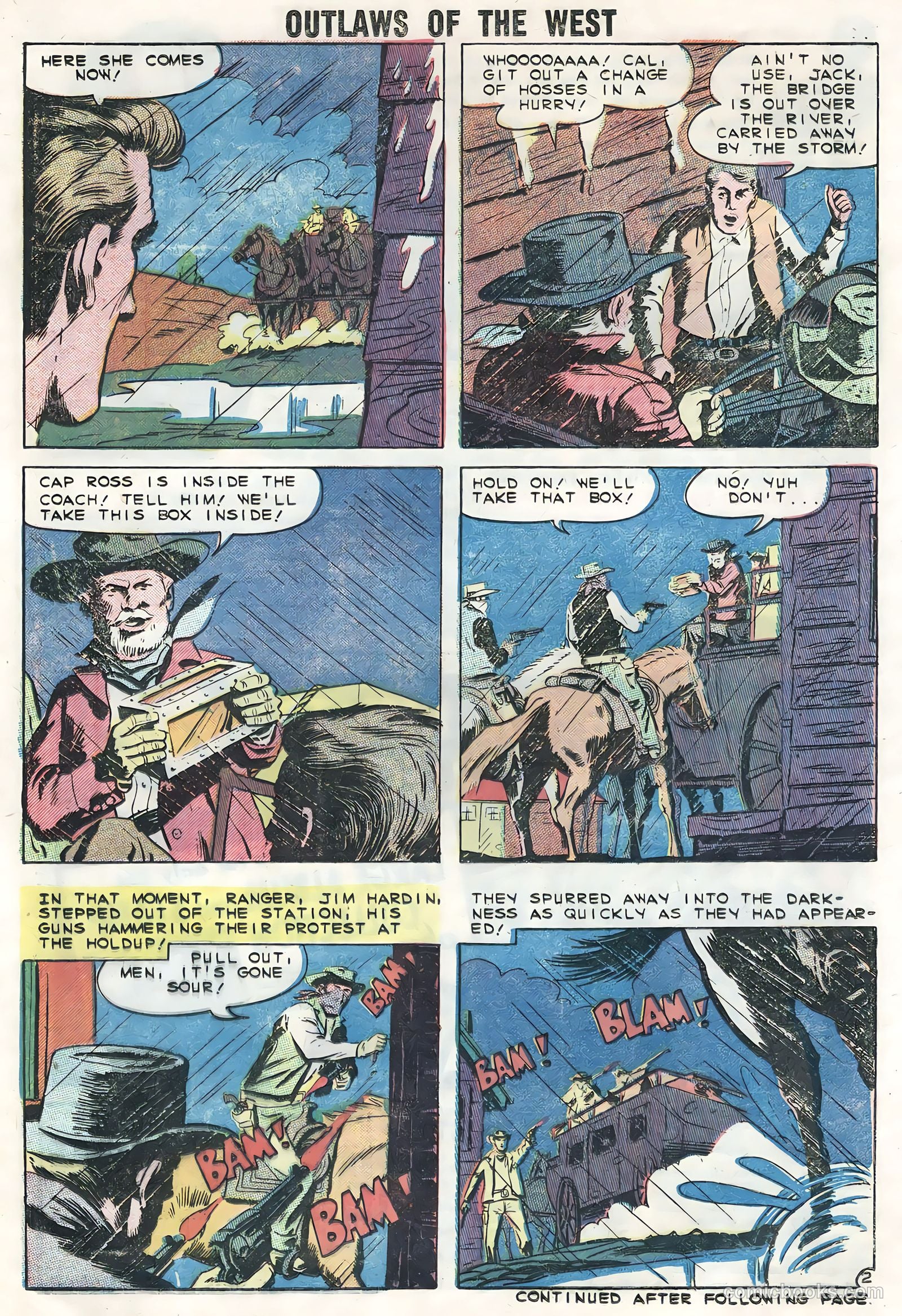 Outlaws of the West #22 (1959) — page 21 of 36