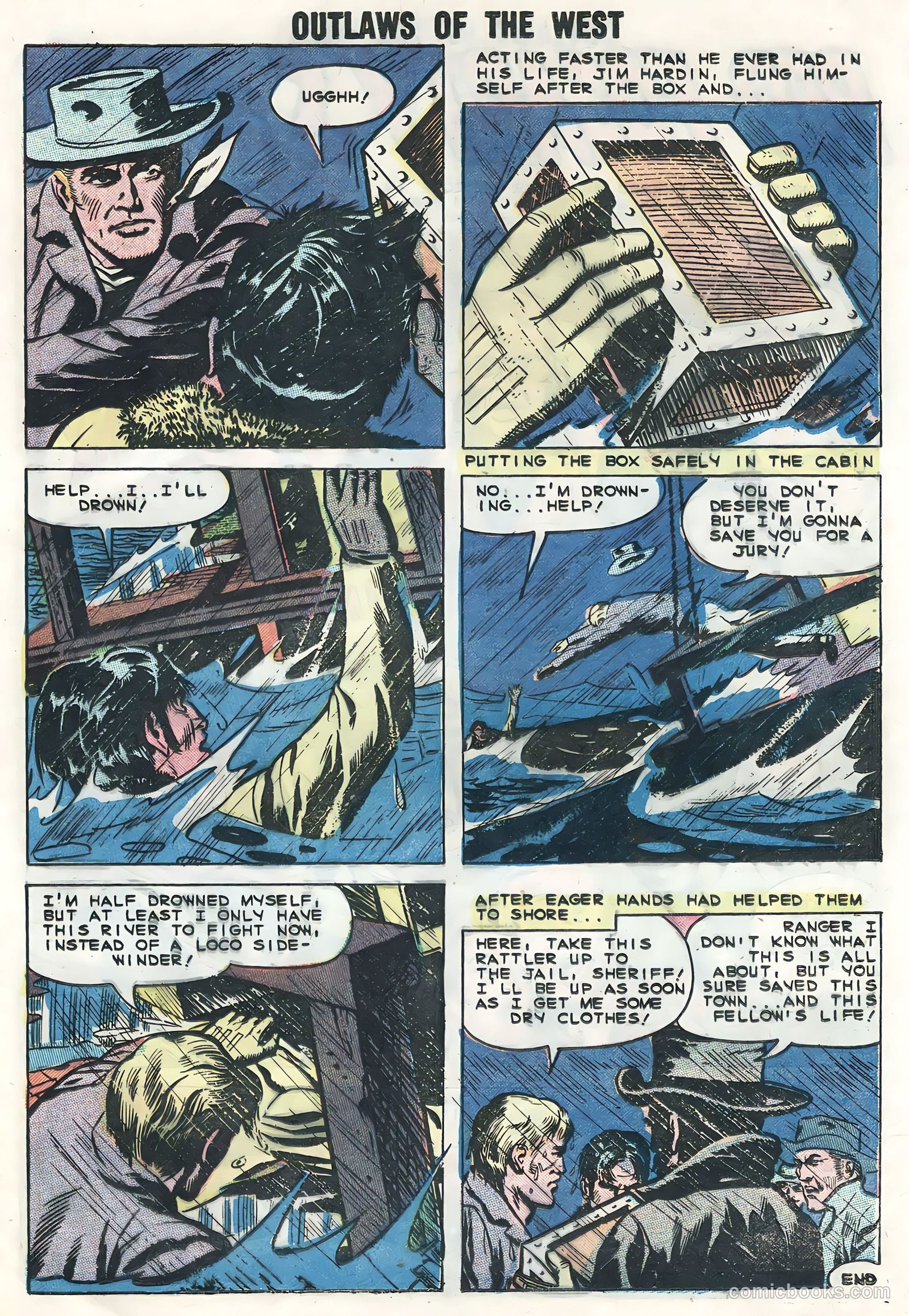 Outlaws of the West #22 (1959) — page 25 of 36