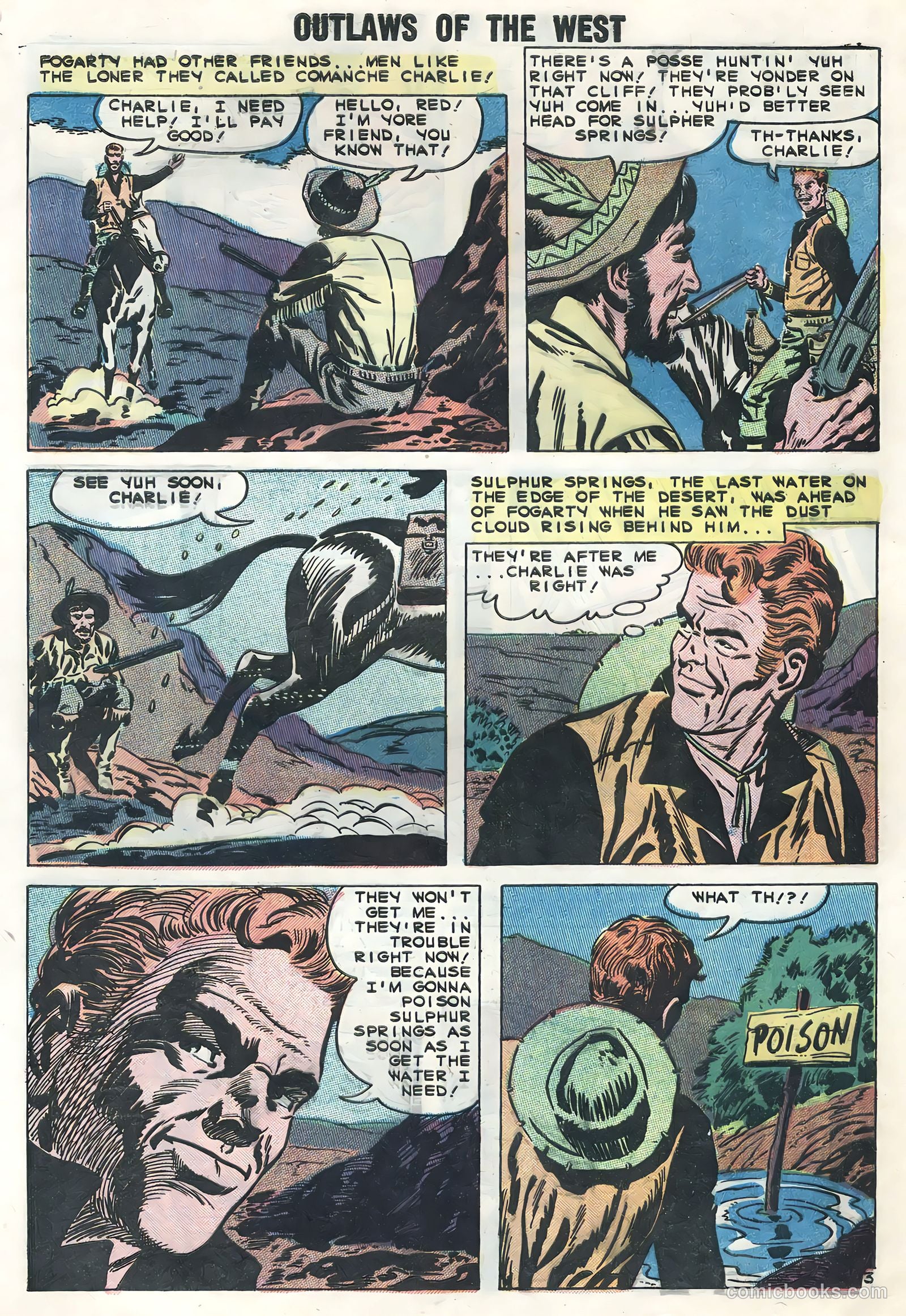 Outlaws of the West #22 (1959) — page 28 of 36