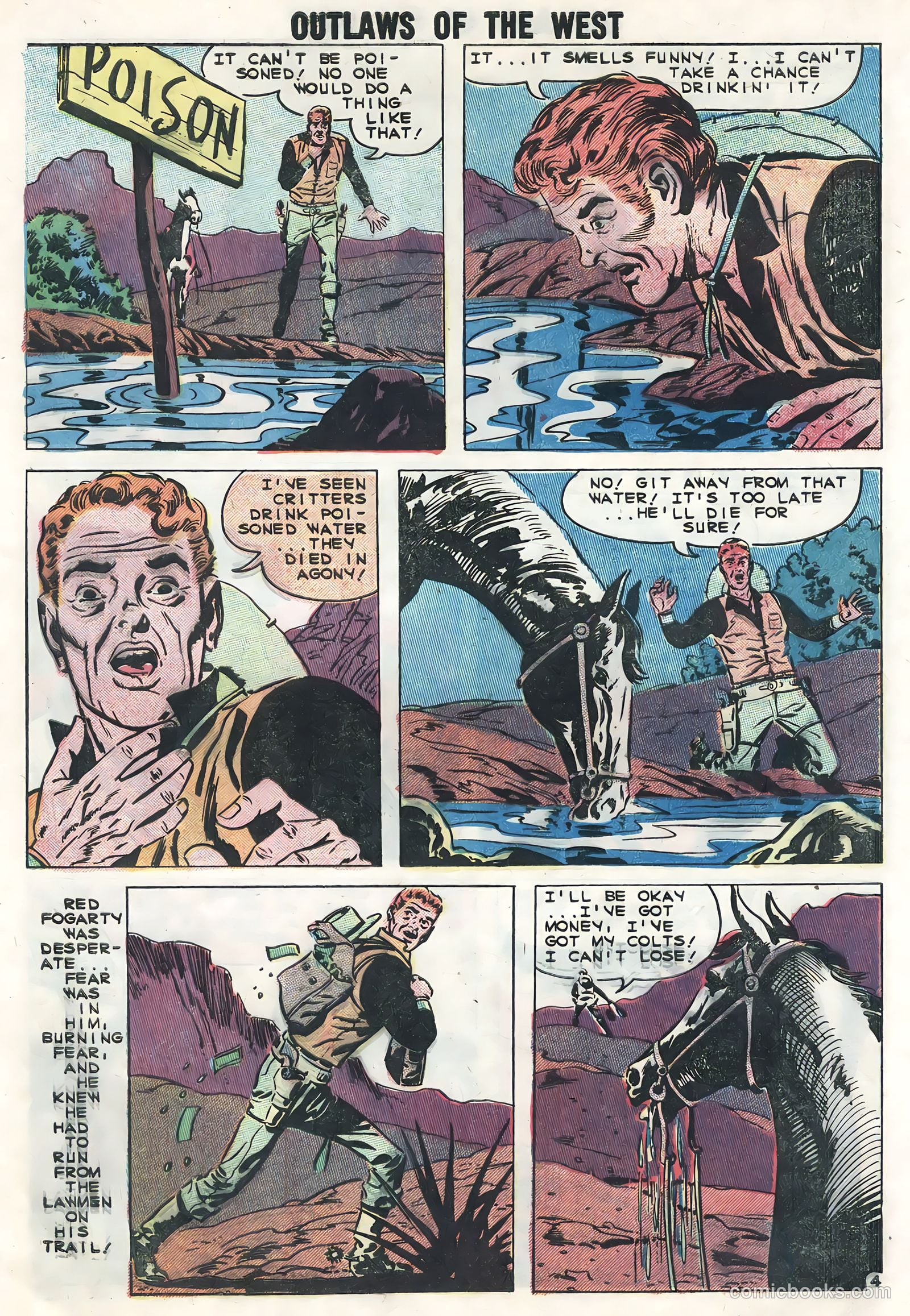 Outlaws of the West #22 (1959) — page 29 of 36