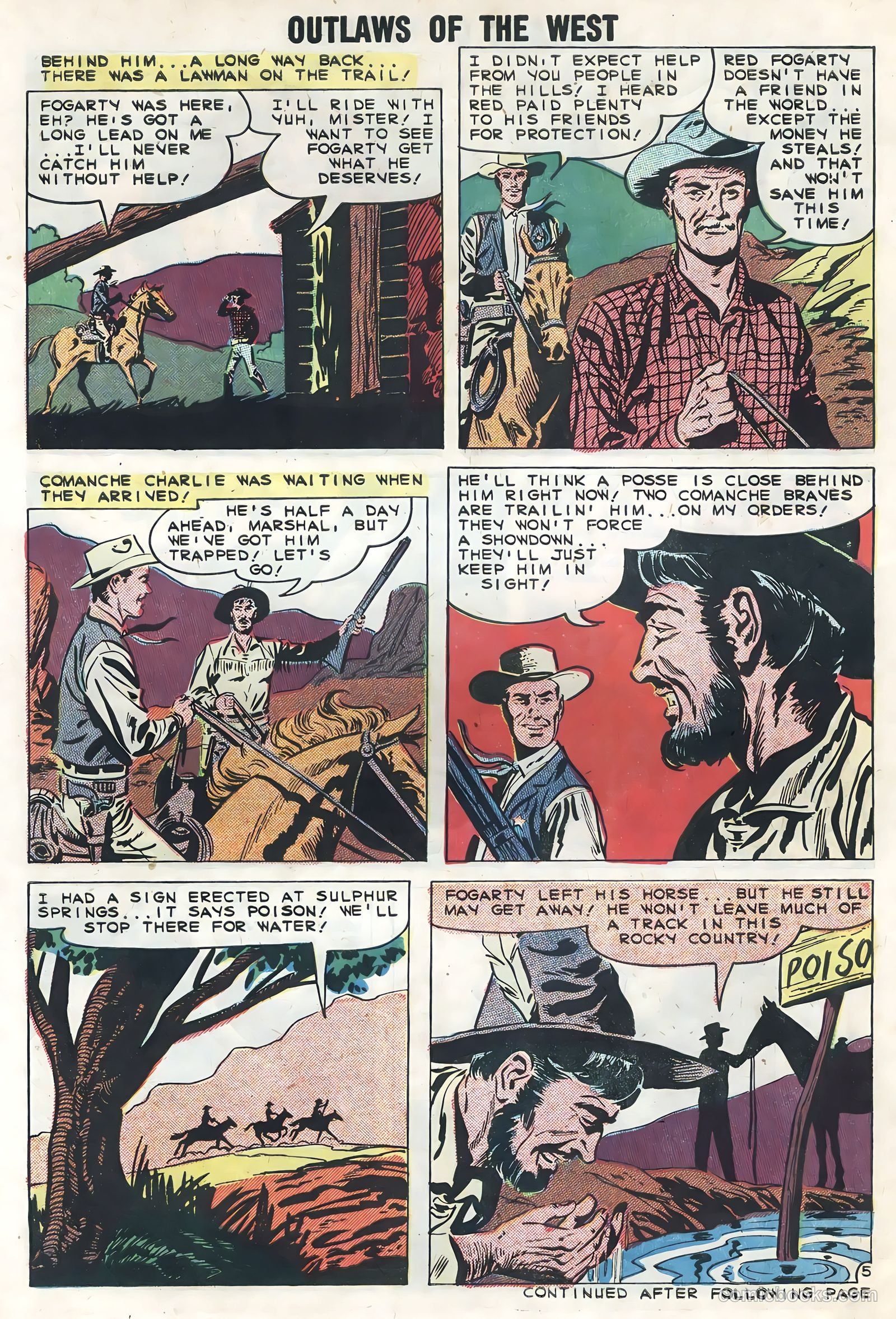Outlaws of the West #22 (1959) — page 30 of 36