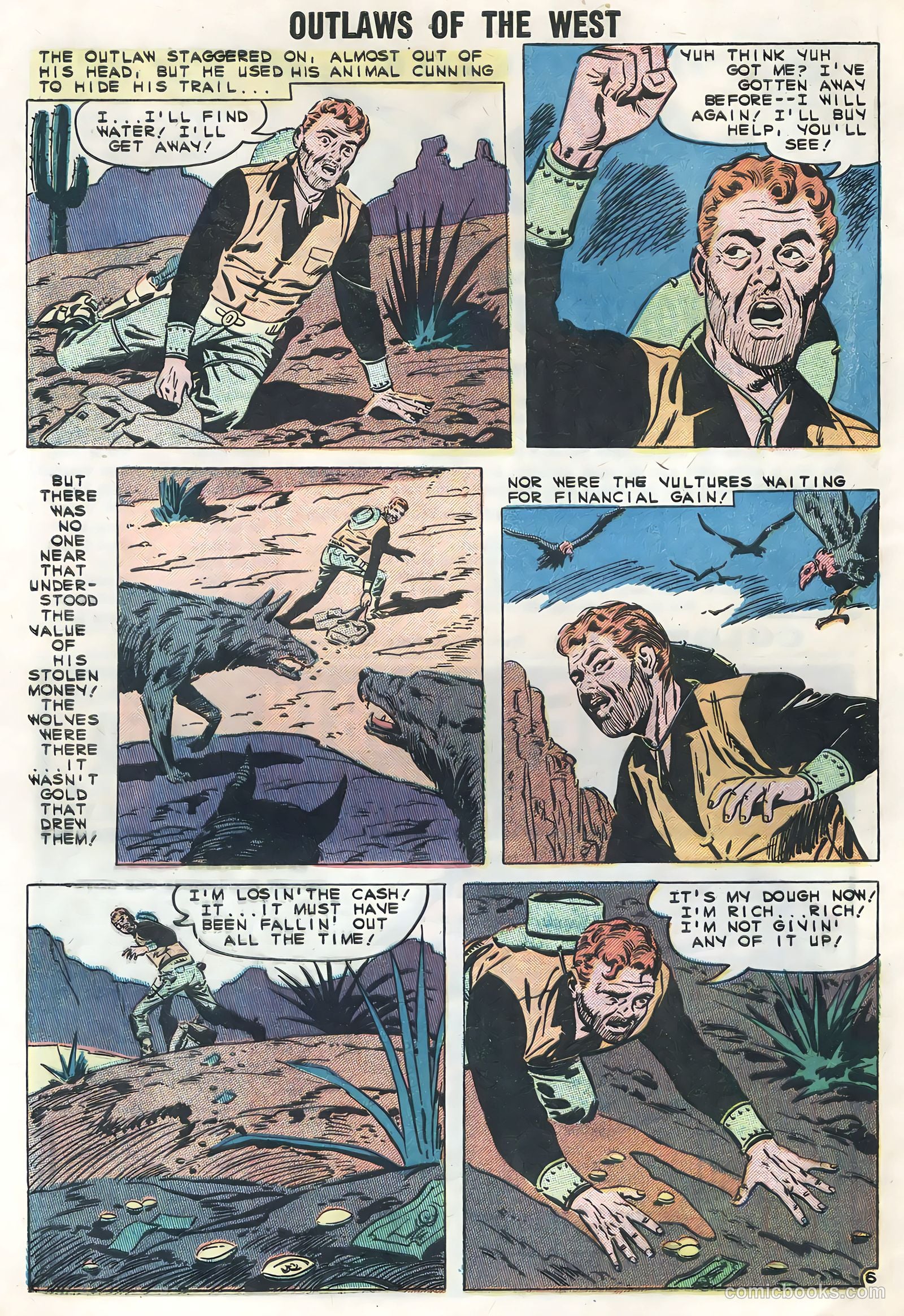 Outlaws of the West #22 (1959) — page 32 of 36