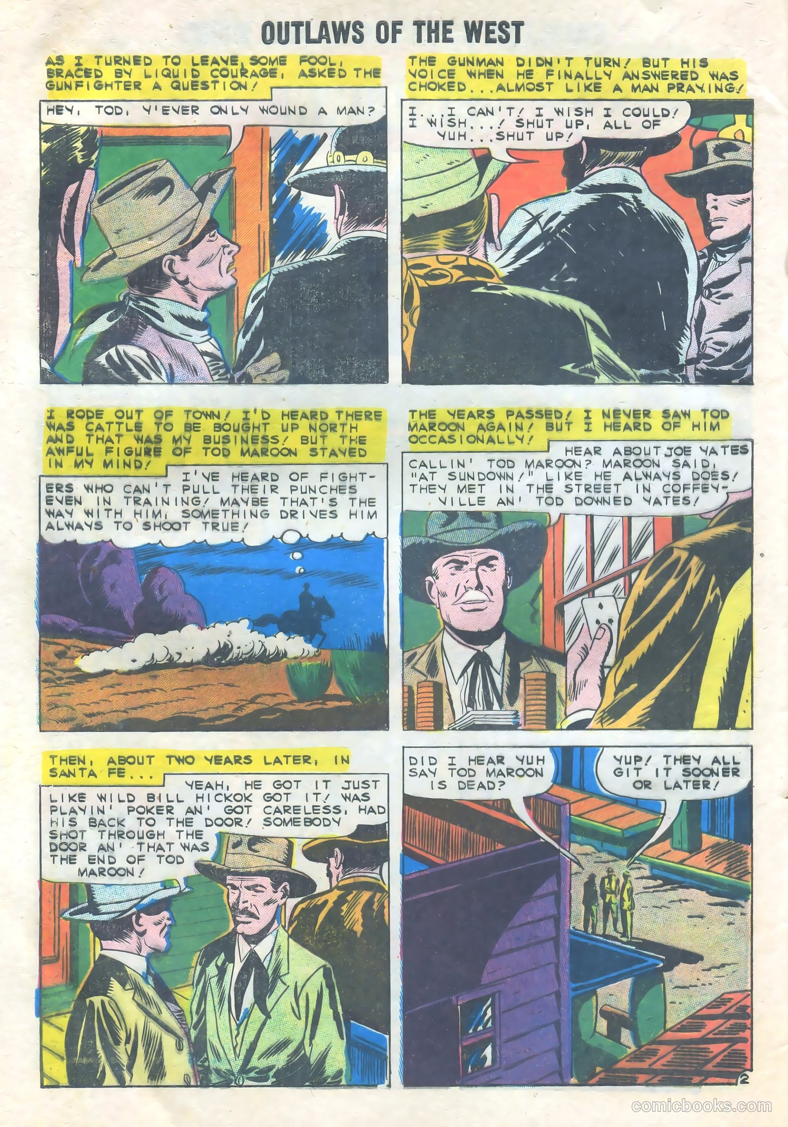 Outlaws of the West #23 (1960) — page 4 of 36