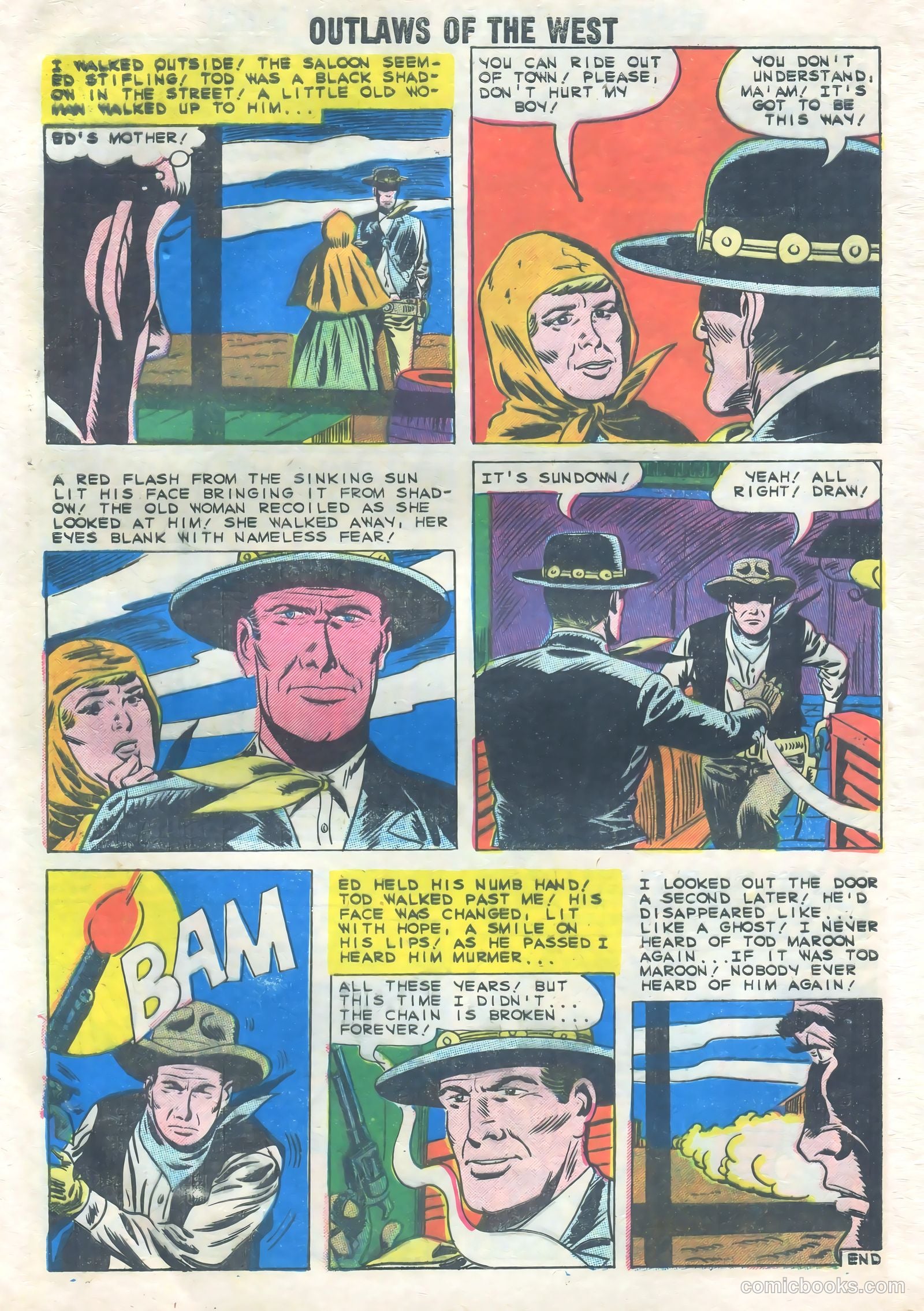 Outlaws of the West #23 (1960) — page 8 of 36