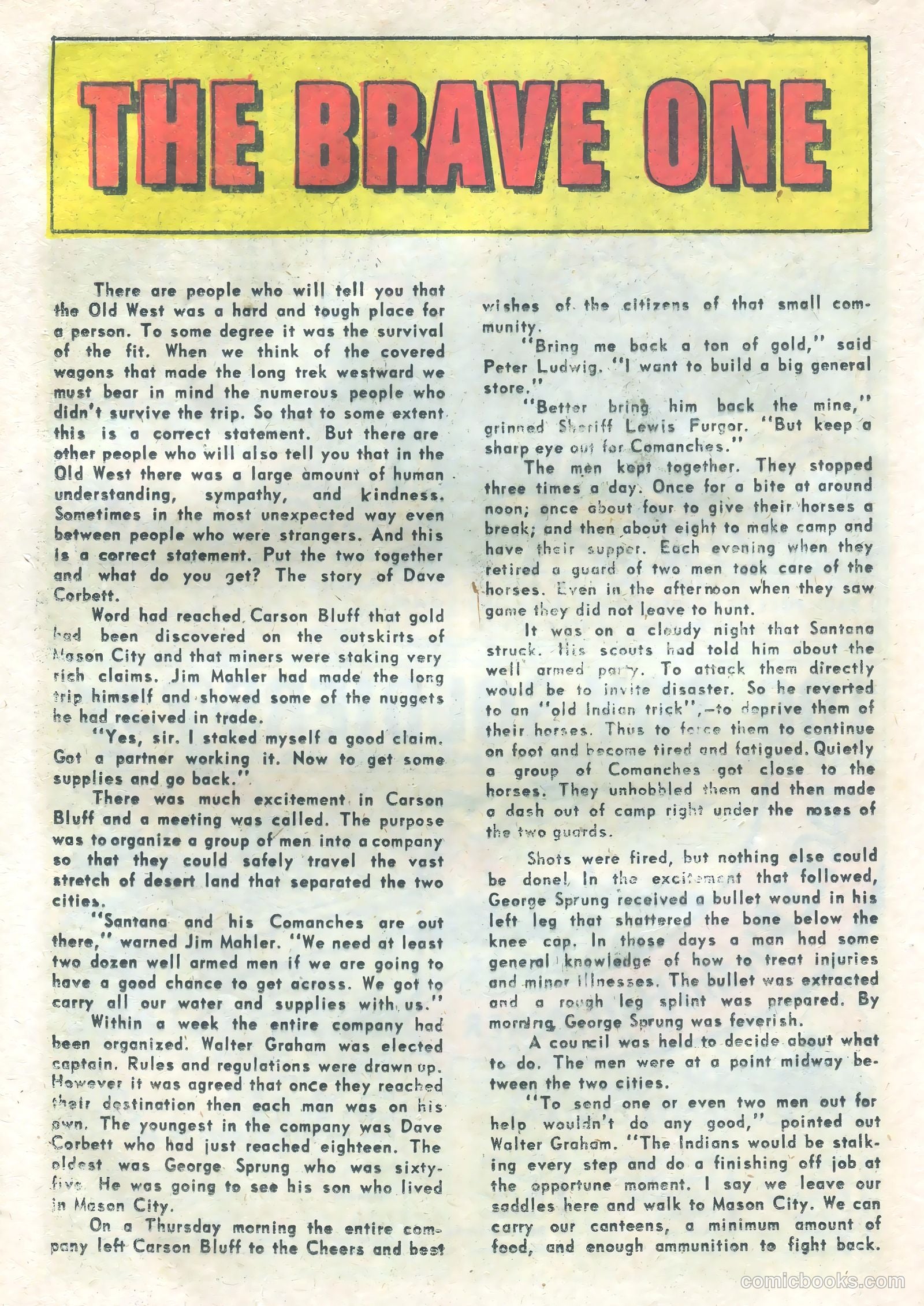 Outlaws of the West #23 (1960) — page 16 of 36