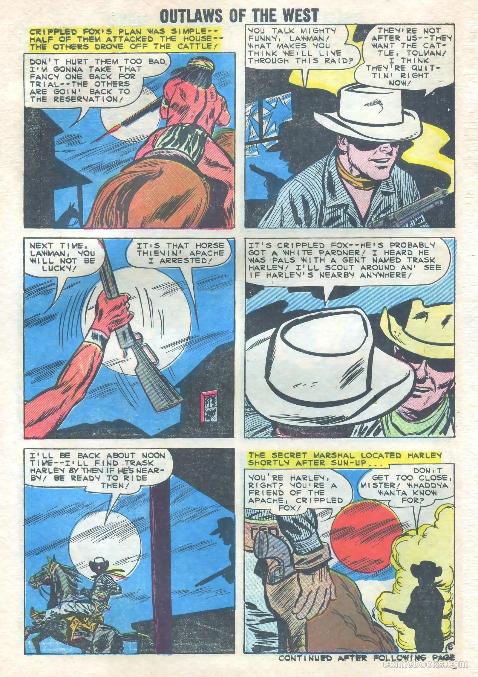 Outlaws of the West #23 (1960) — page 30 of 36