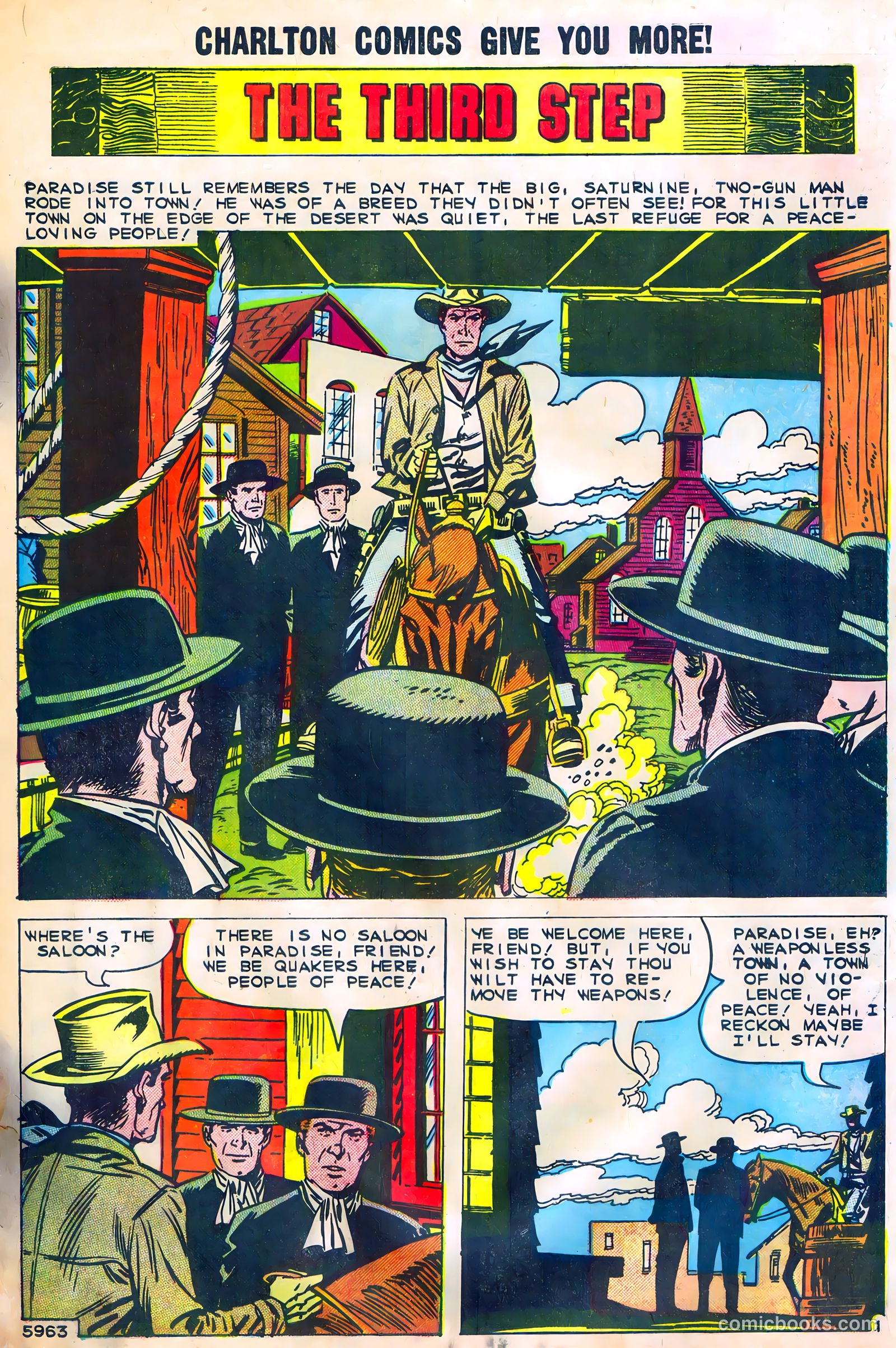 Outlaws of the West #24 (1960) — page 3 of 35