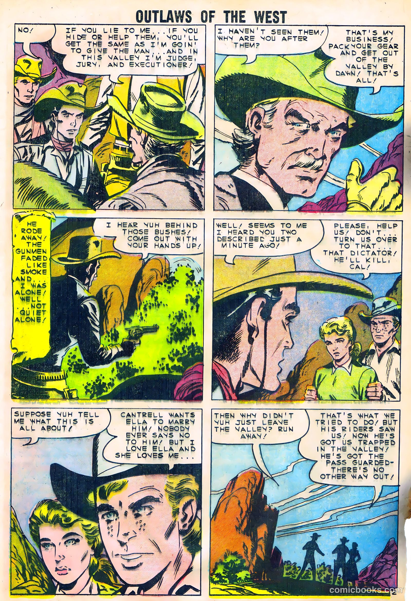 Outlaws of the West #24 (1960) — page 16 of 35