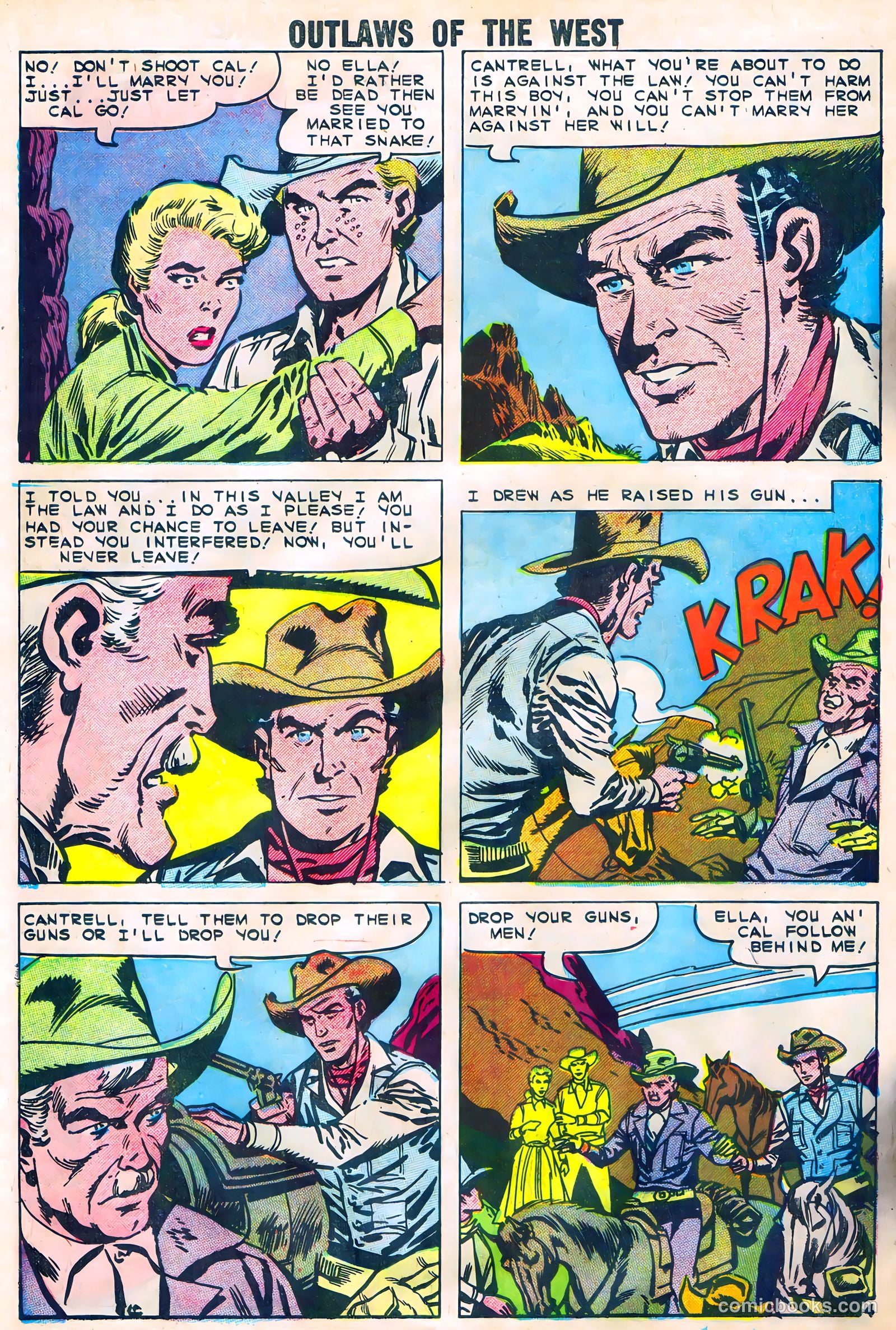Outlaws of the West #24 (1960) — page 18 of 35