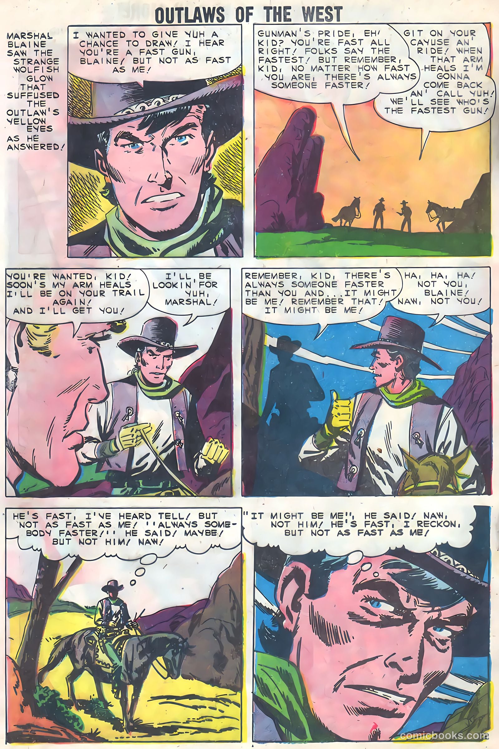 Outlaws of the West #25 (1960) — page 4 of 36