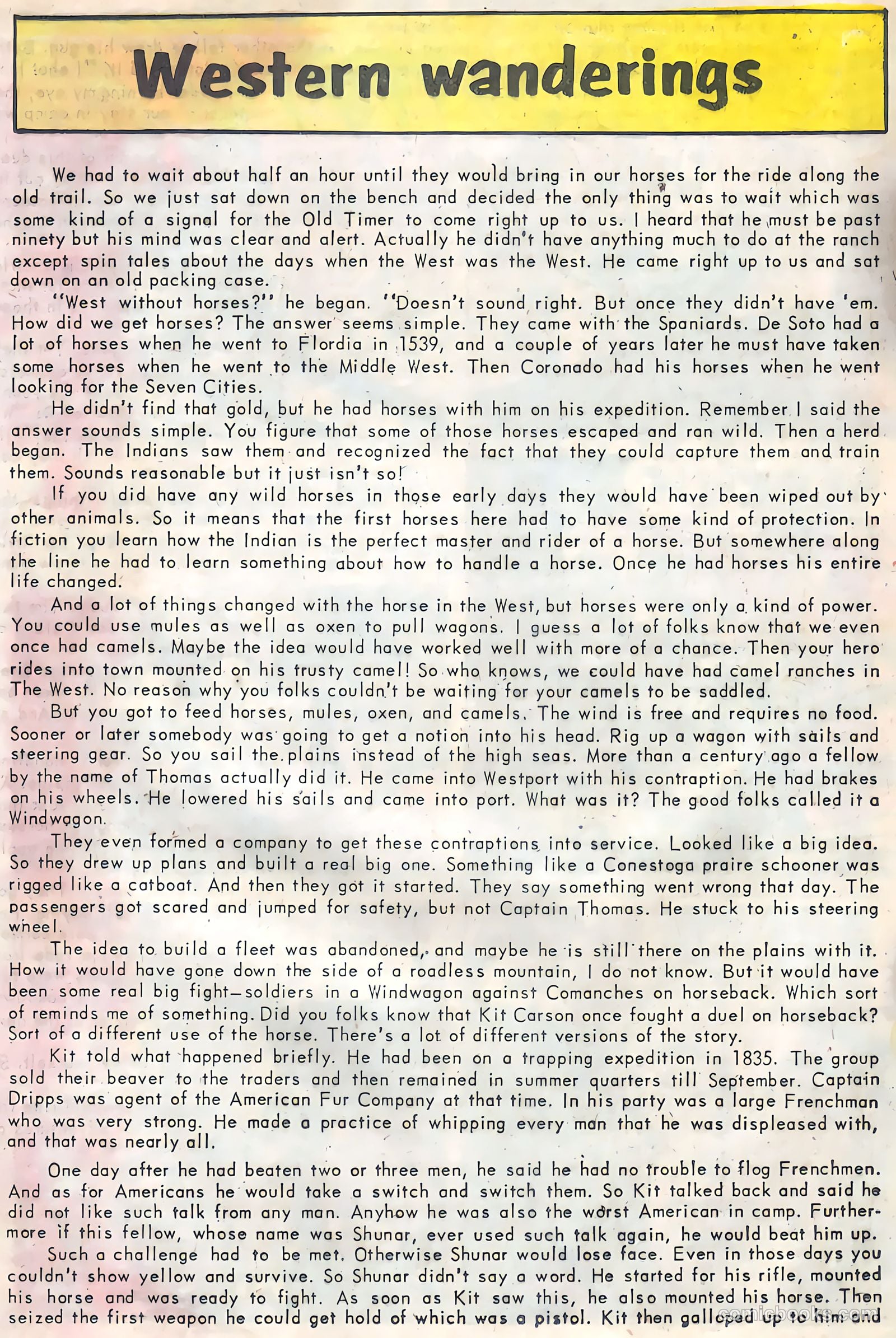Outlaws of the West #25 (1960) — page 20 of 36