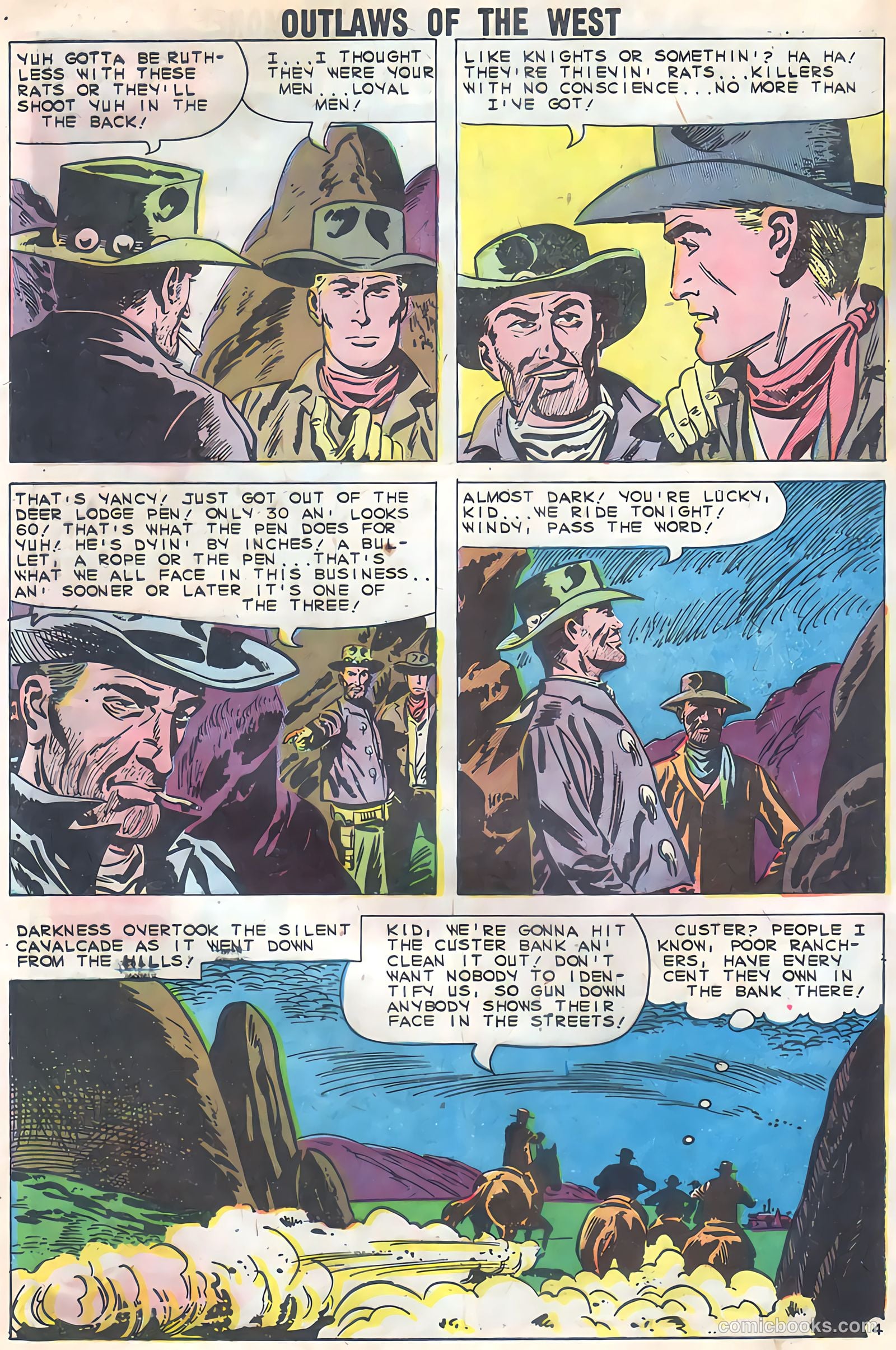 Outlaws of the West #25 (1960) — page 32 of 36
