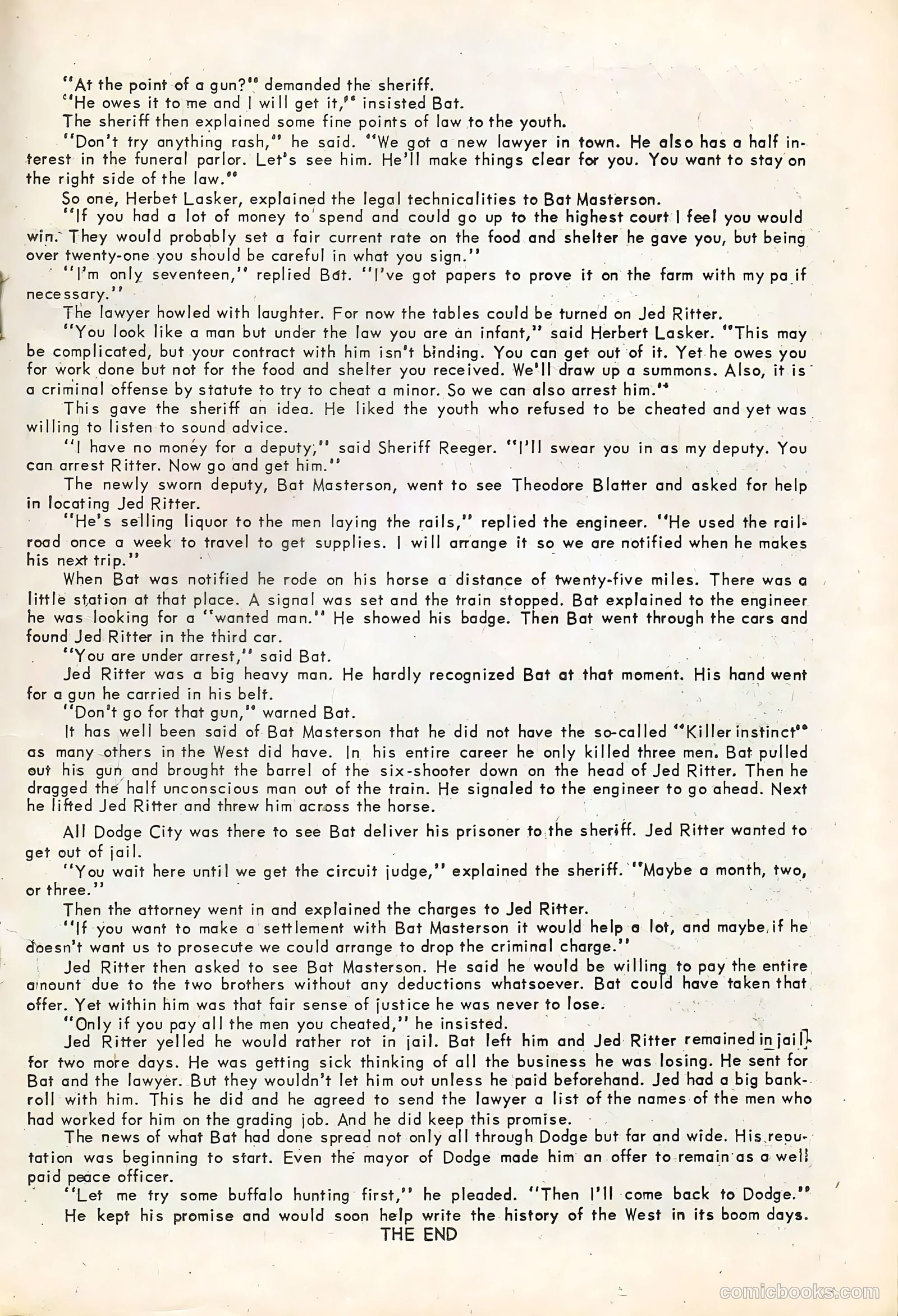 Outlaws of the West #26 (1960) — page 19 of 36