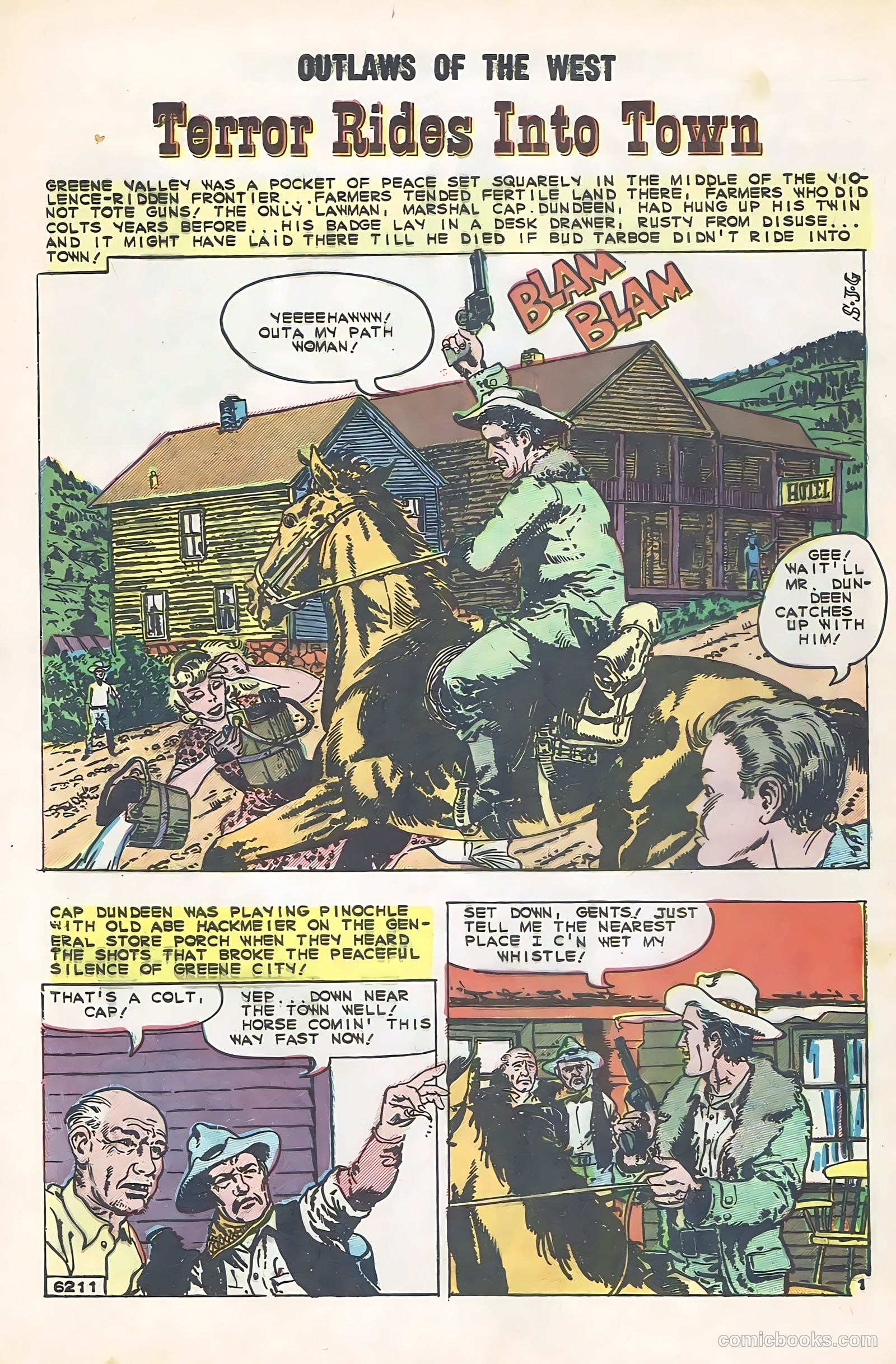 Outlaws of the West #26 (1960) — page 28 of 36