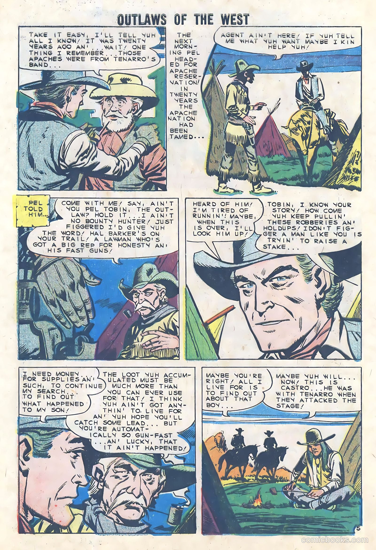 Outlaws of the West #29 (1960) — page 8 of 36
