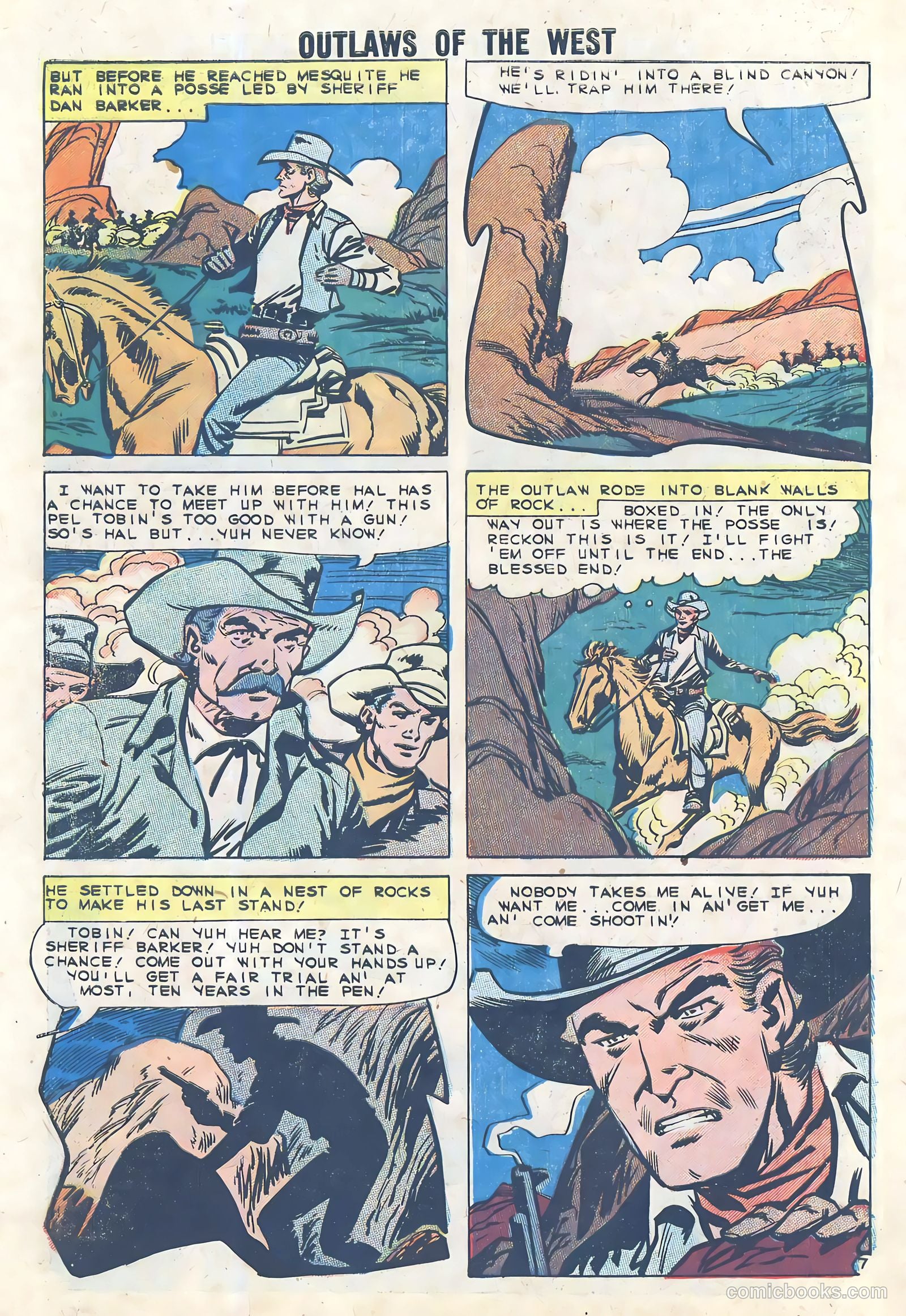 Outlaws of the West #29 (1960) — page 10 of 36