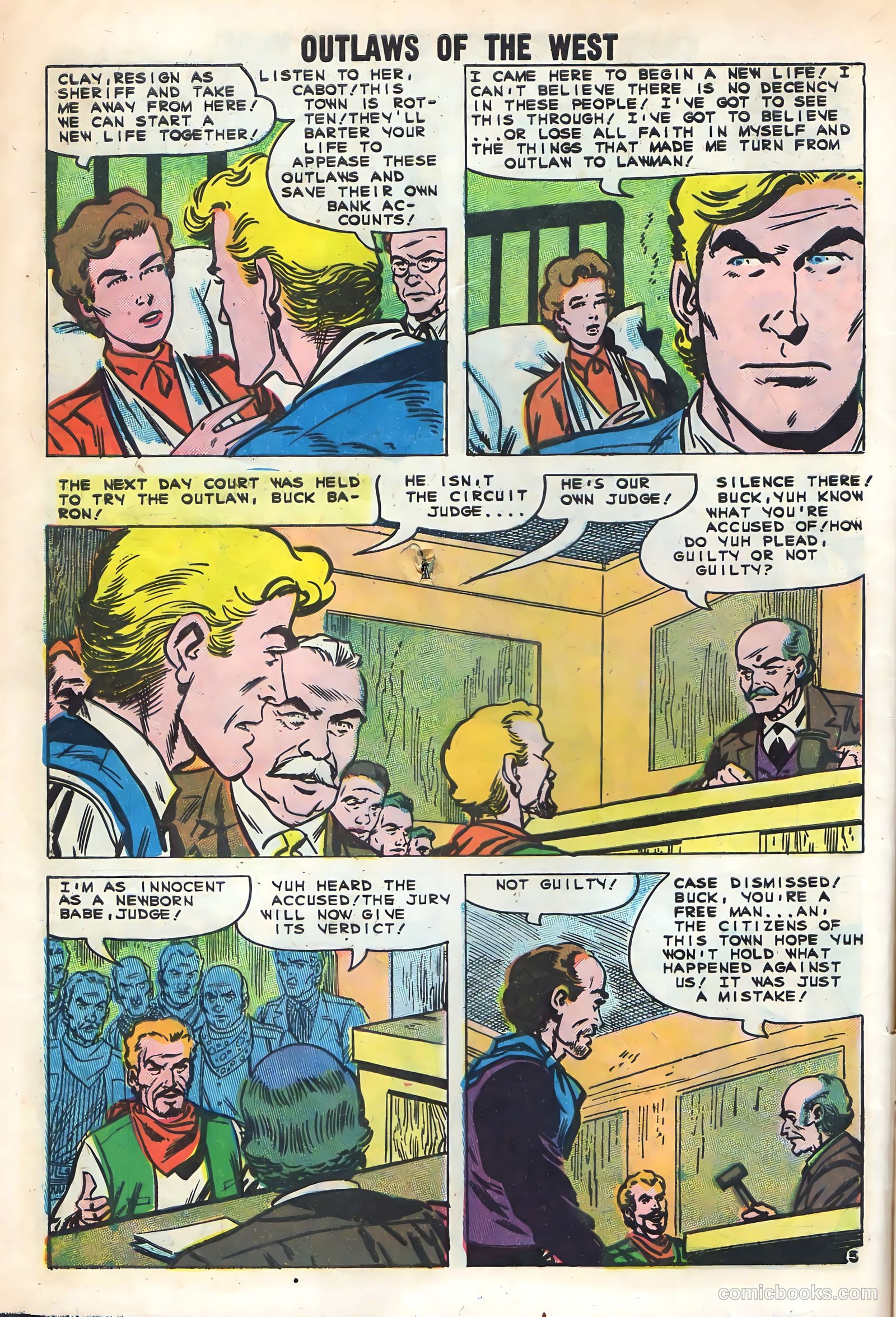 Outlaws of the West #30 (1961) — page 8 of 36