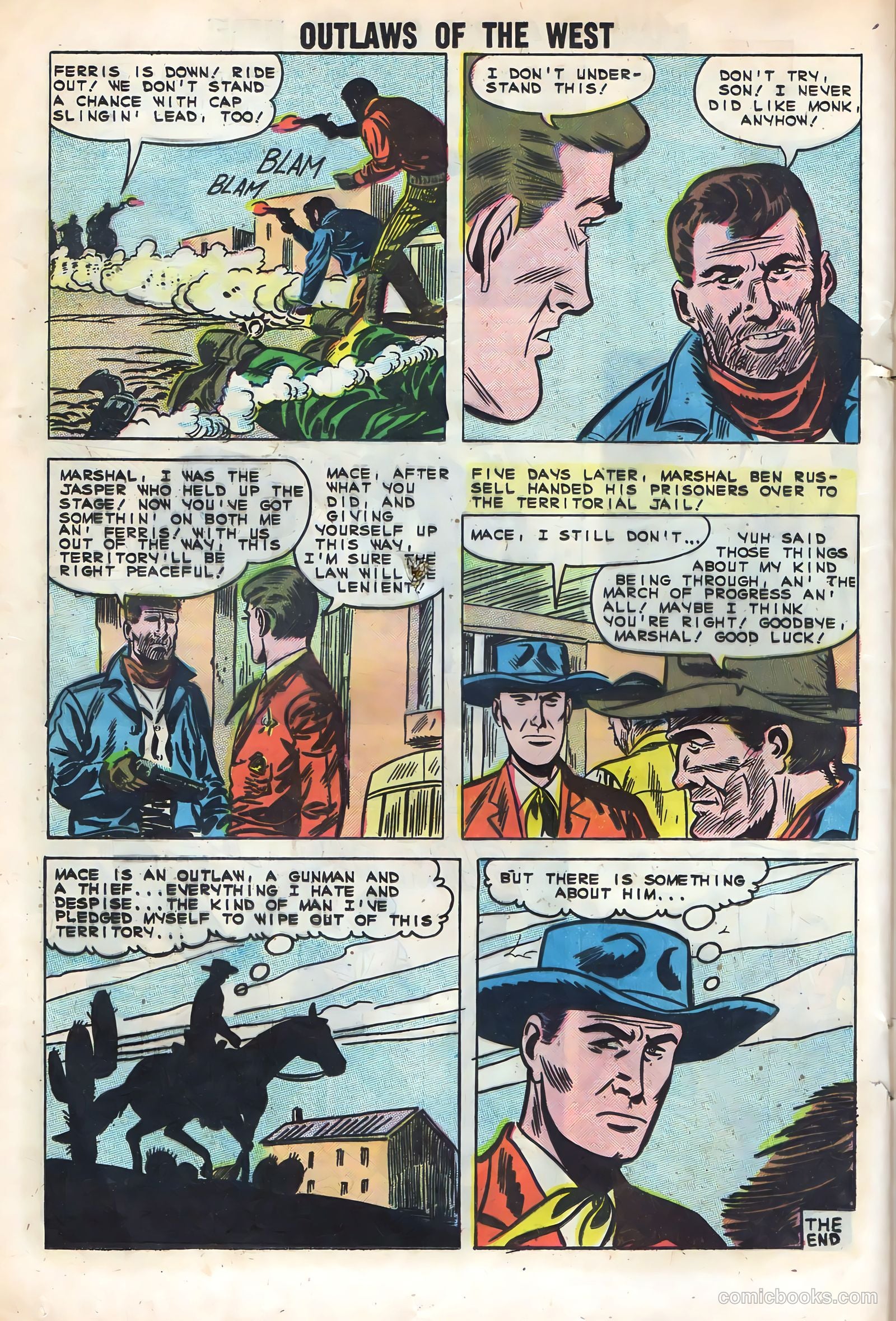 Outlaws of the West #30 (1961) — page 20 of 36
