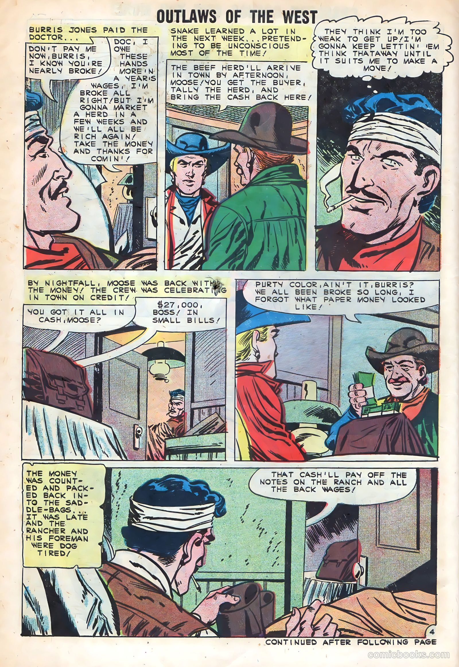 Outlaws of the West #30 (1961) — page 30 of 36