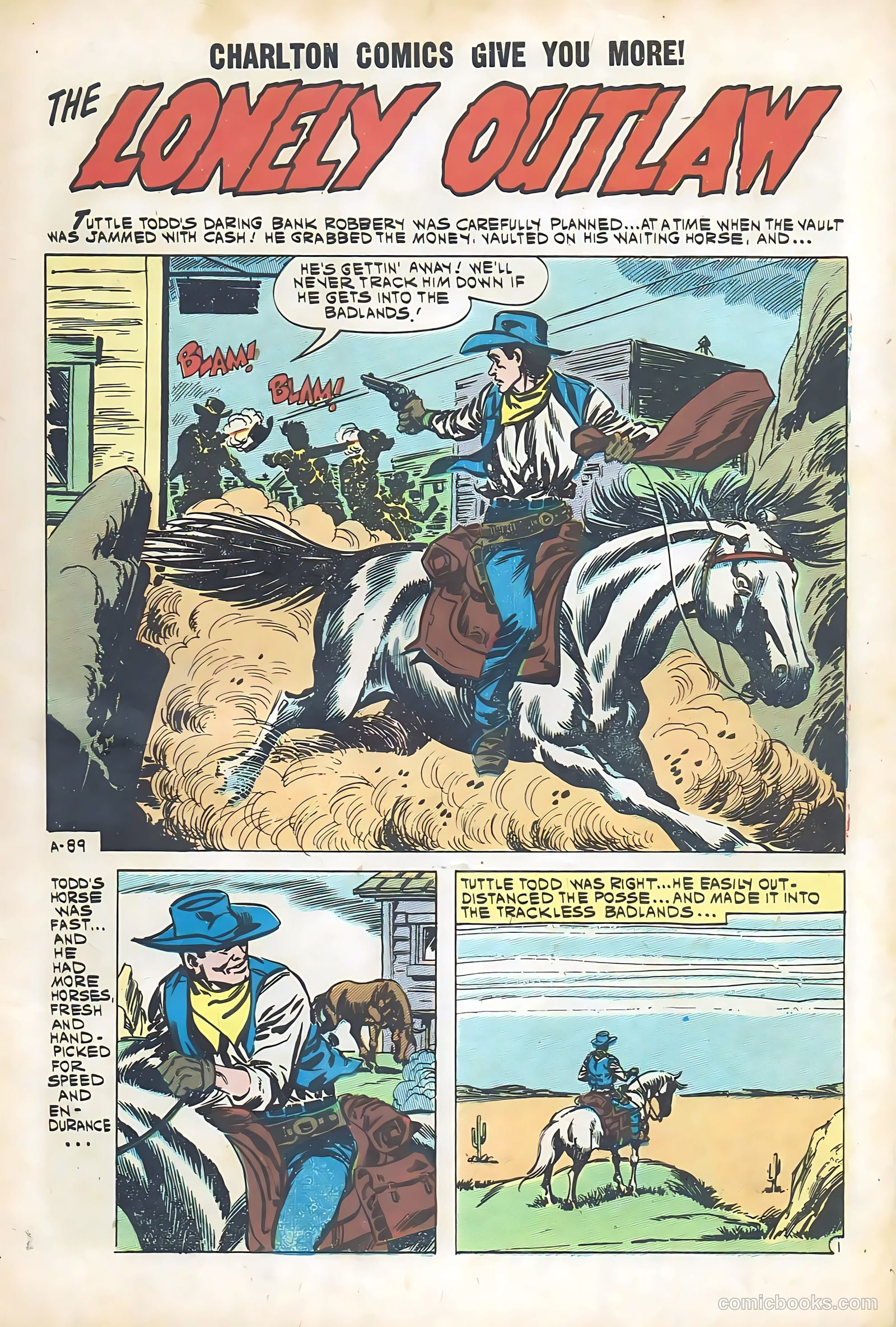 Outlaws of the West #31 (1961) — page 3 of 36