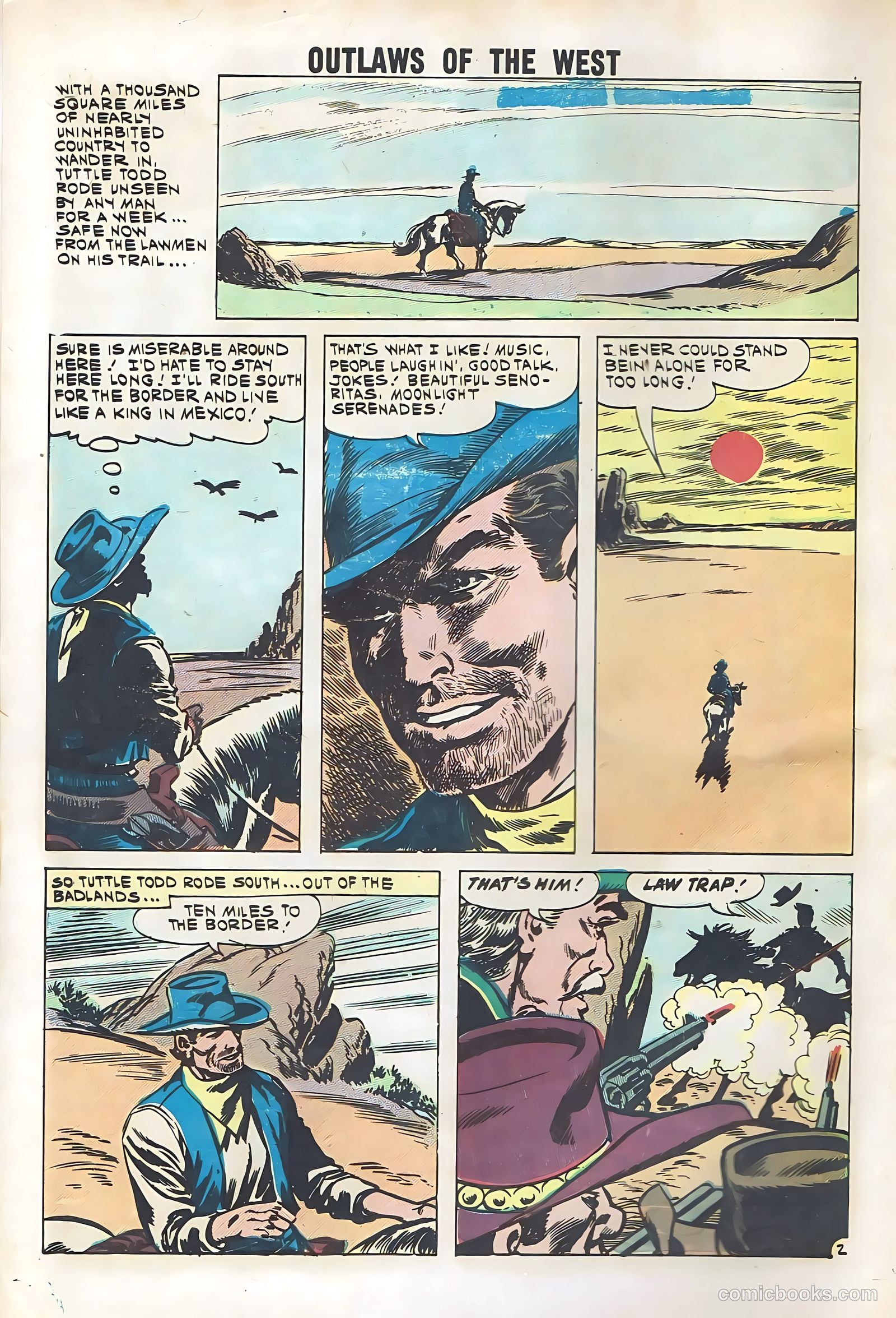 Outlaws of the West #31 (1961) — page 4 of 36