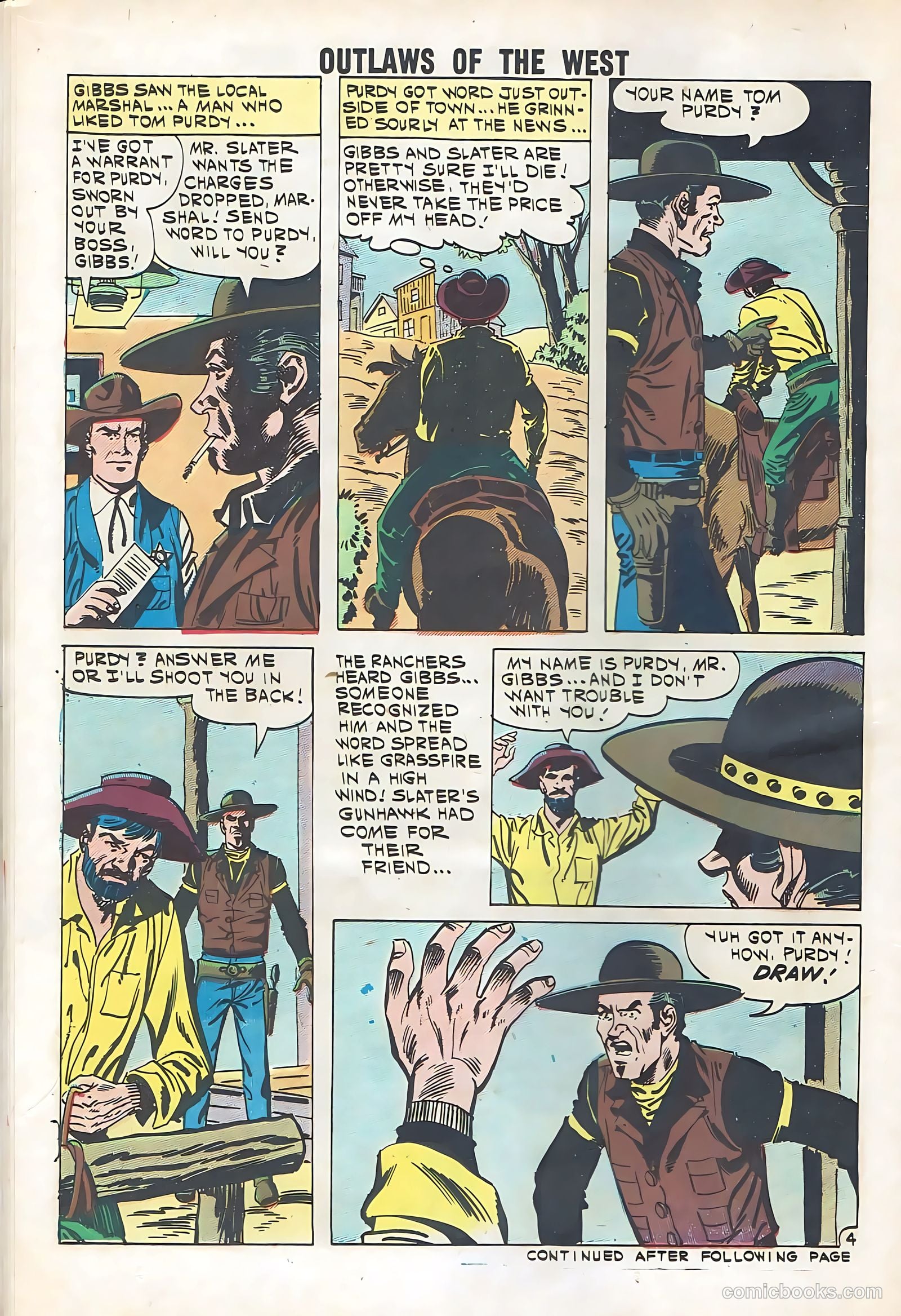Outlaws of the West #31 (1961) — page 14 of 36