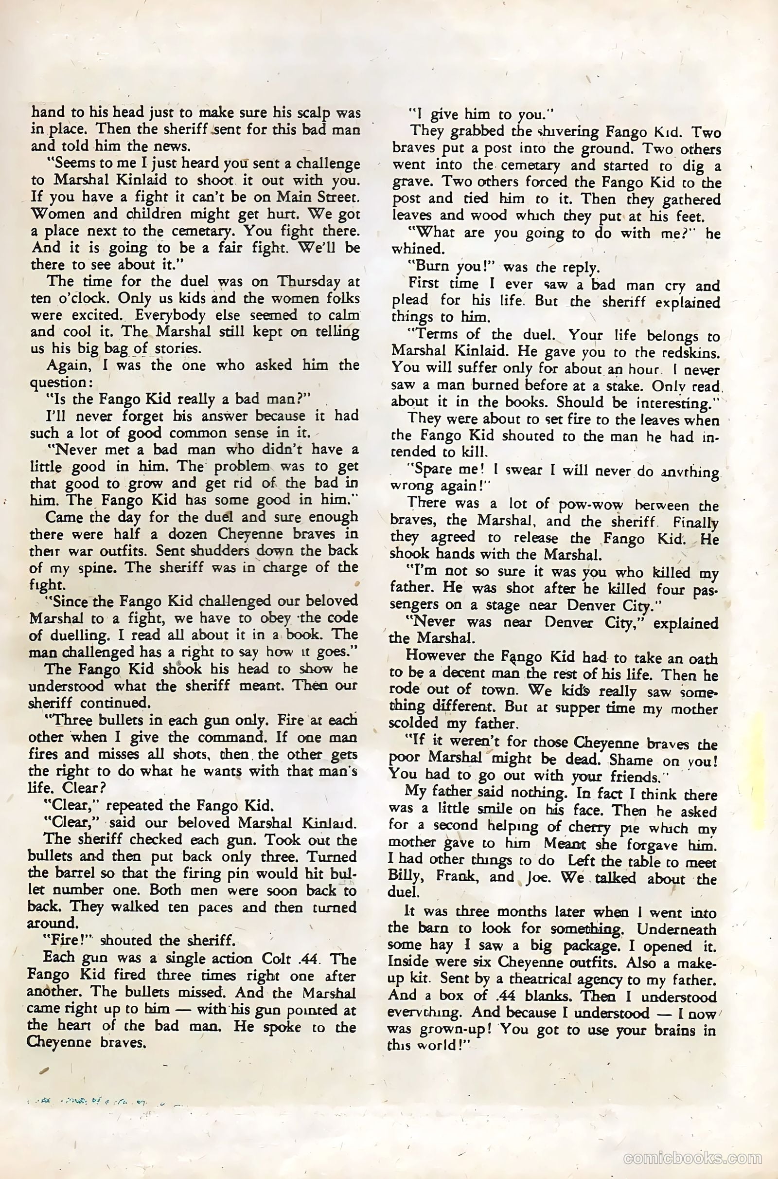 Outlaws of the West #31 (1961) — page 27 of 36