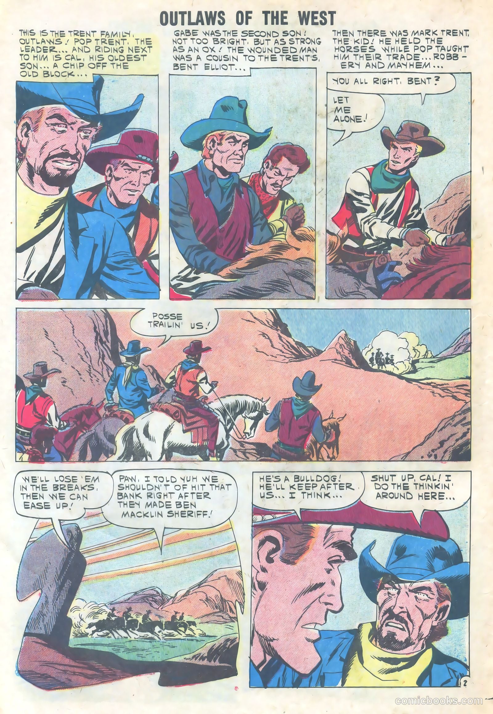 Outlaws of the West #32 (1961) — page 4 of 36