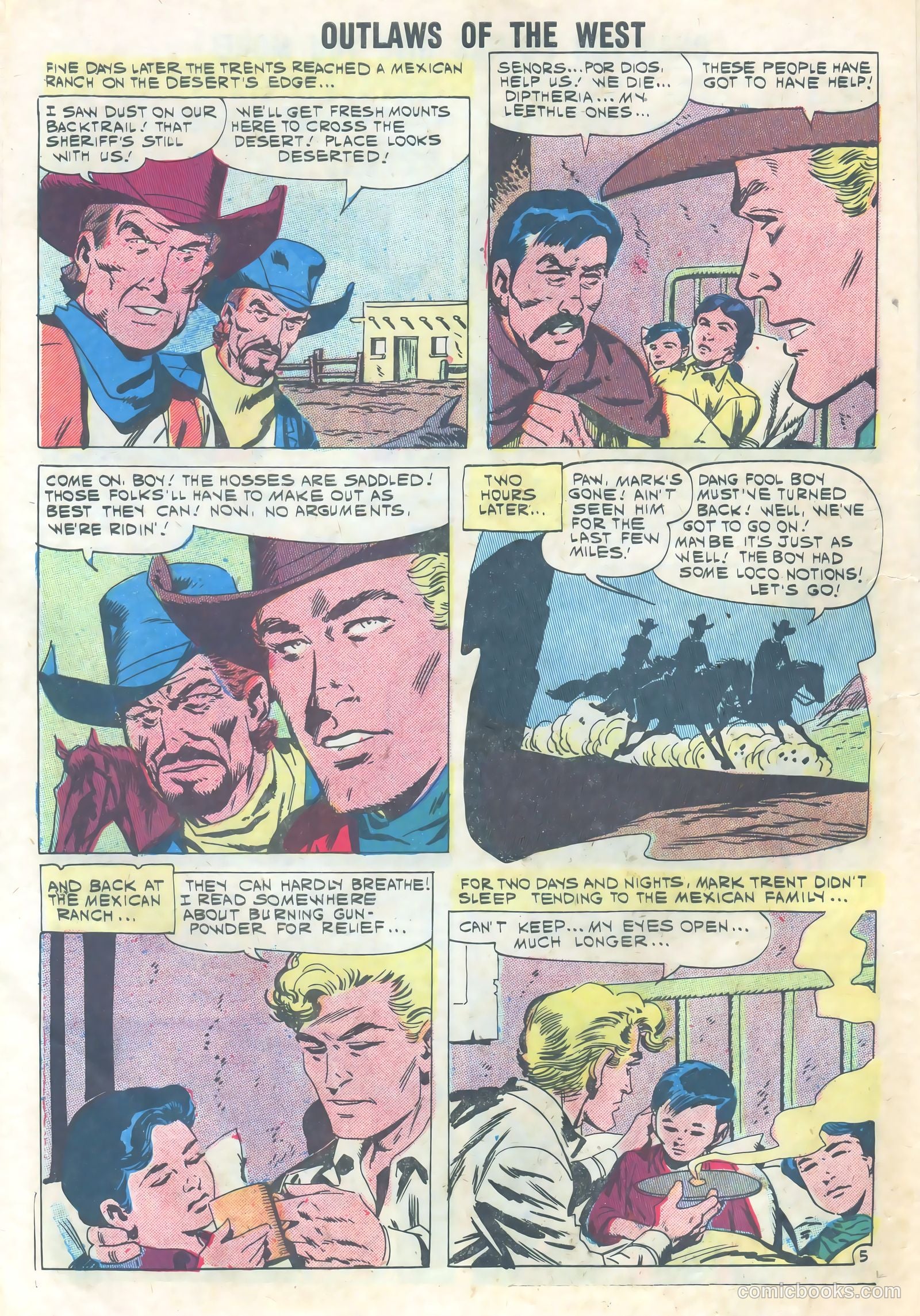 Outlaws of the West #32 (1961) — page 8 of 36