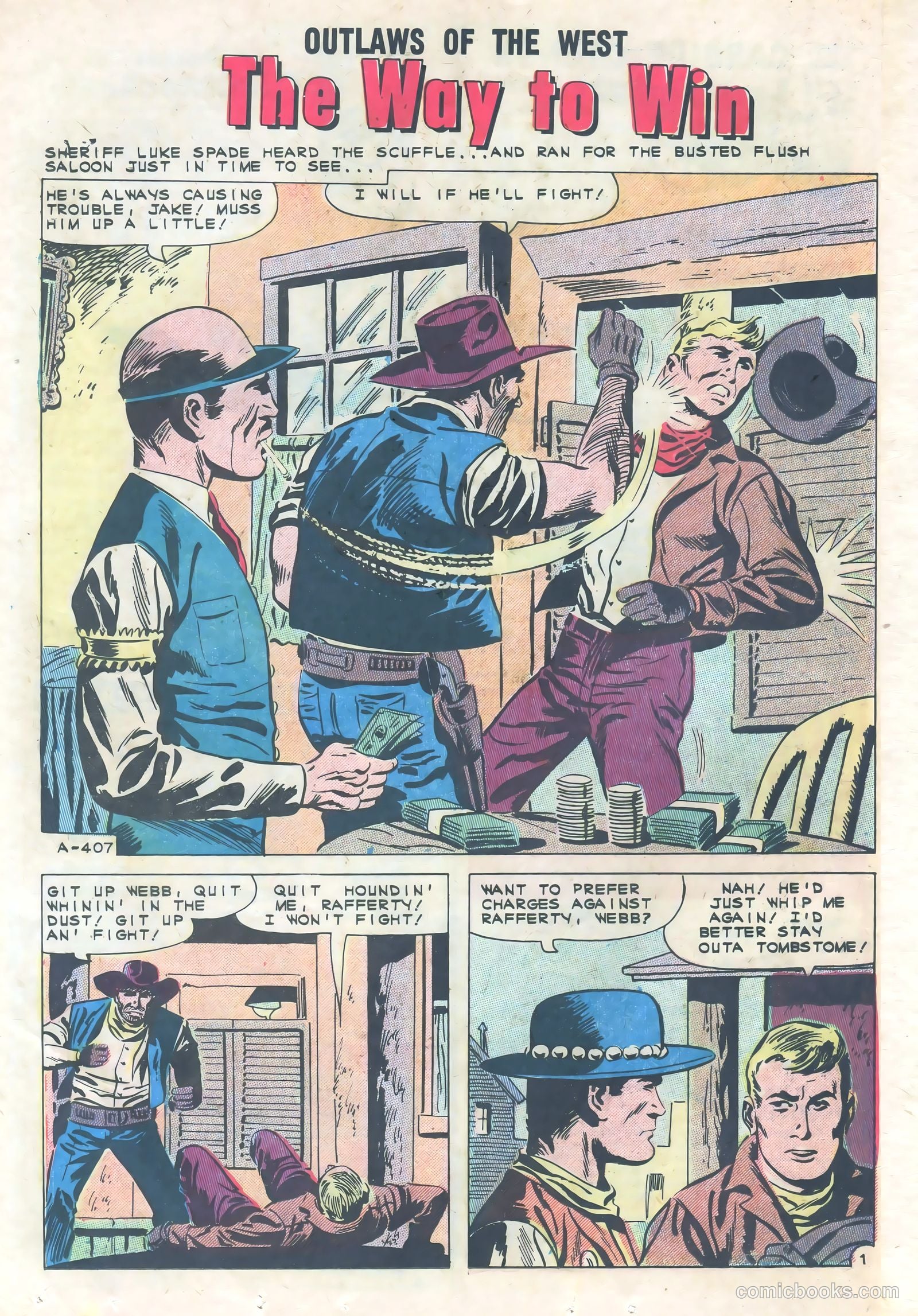 Outlaws of the West #32 (1961) — page 16 of 36