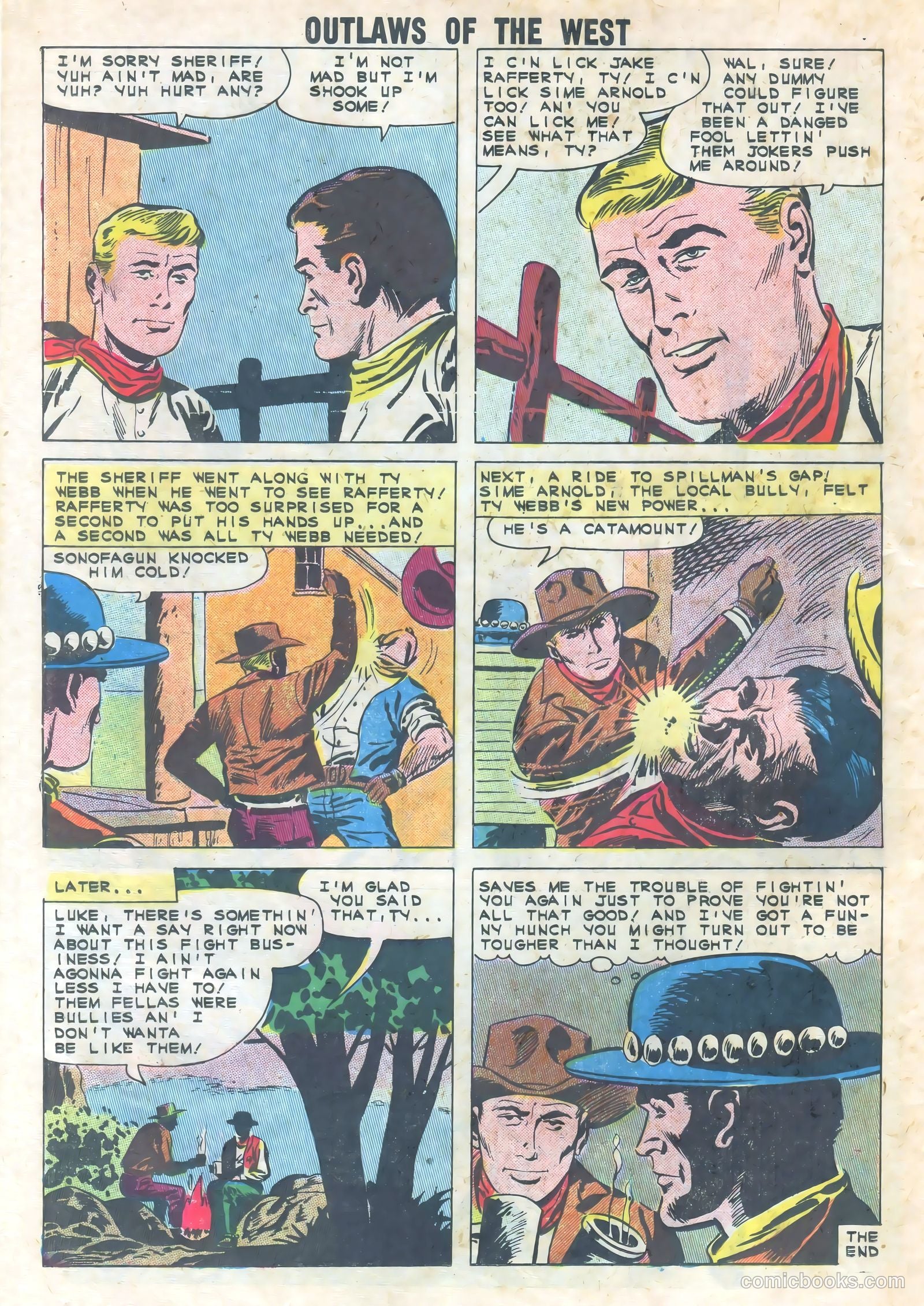 Outlaws of the West #32 (1961) — page 18 of 36