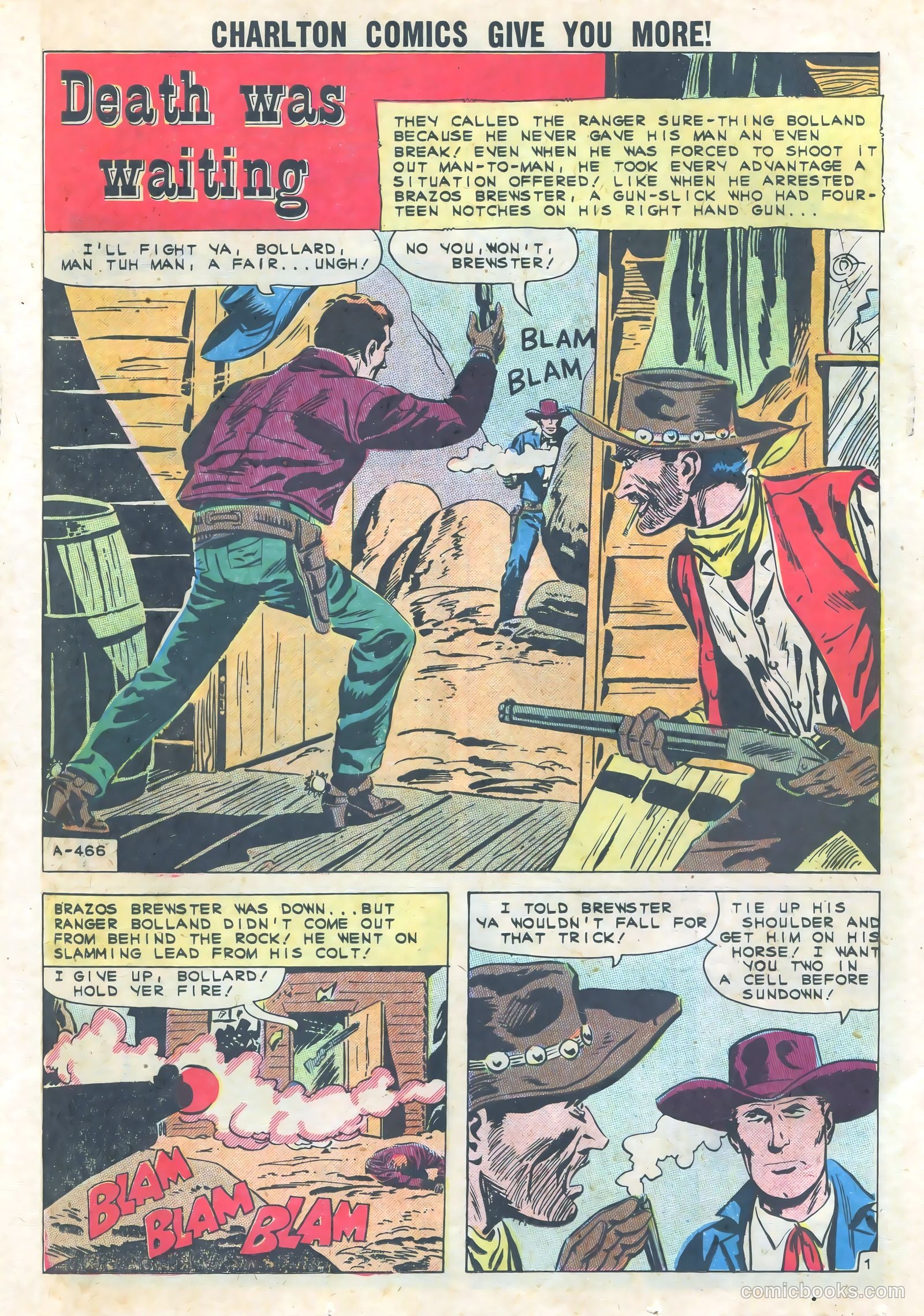 Outlaws of the West #32 (1961) — page 23 of 36