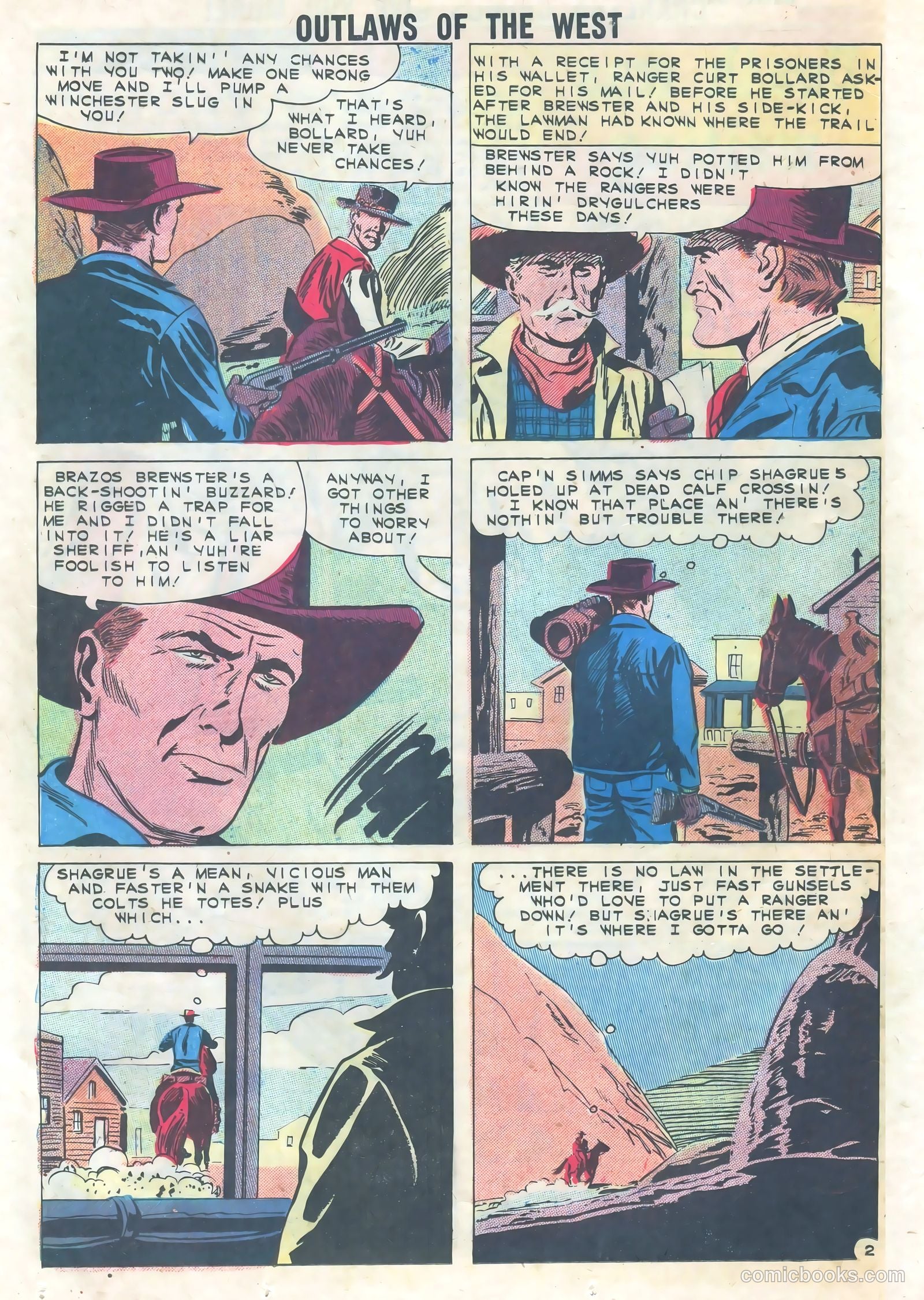 Outlaws of the West #32 (1961) — page 24 of 36